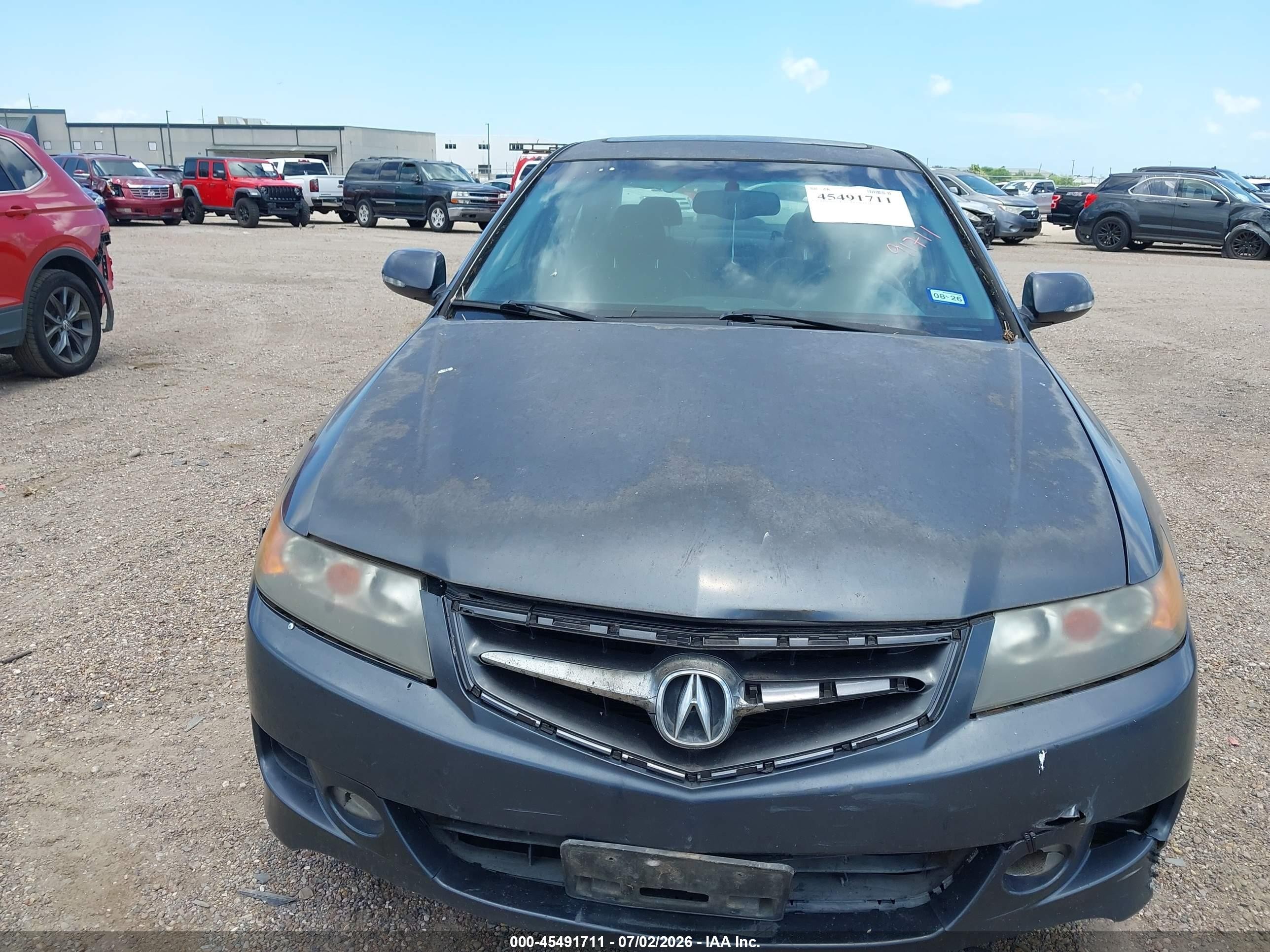2006 Acura Tsx   Gray vin: JH4CL96806C015822
