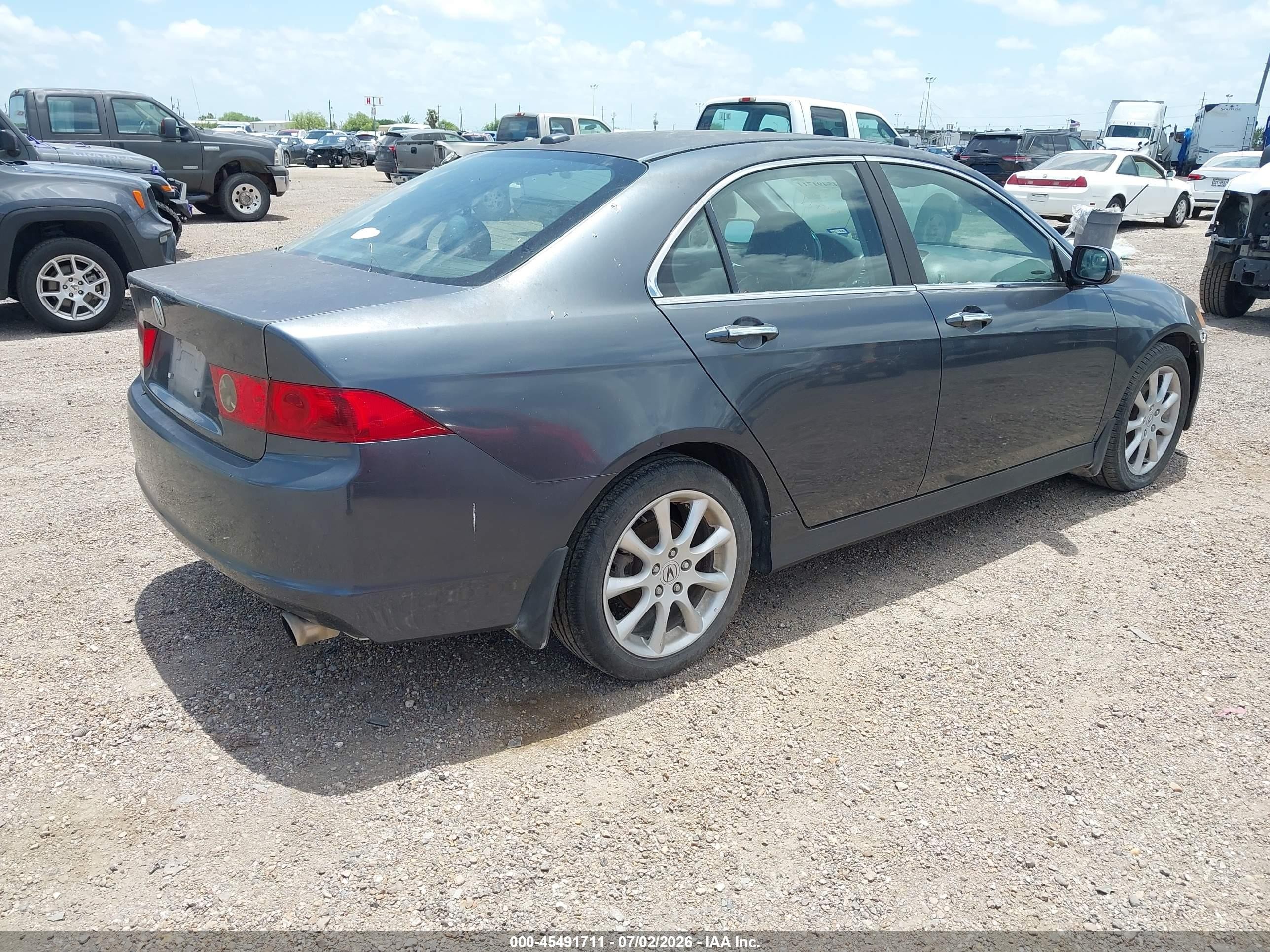 2006 Acura Tsx   Gray vin: JH4CL96806C015822