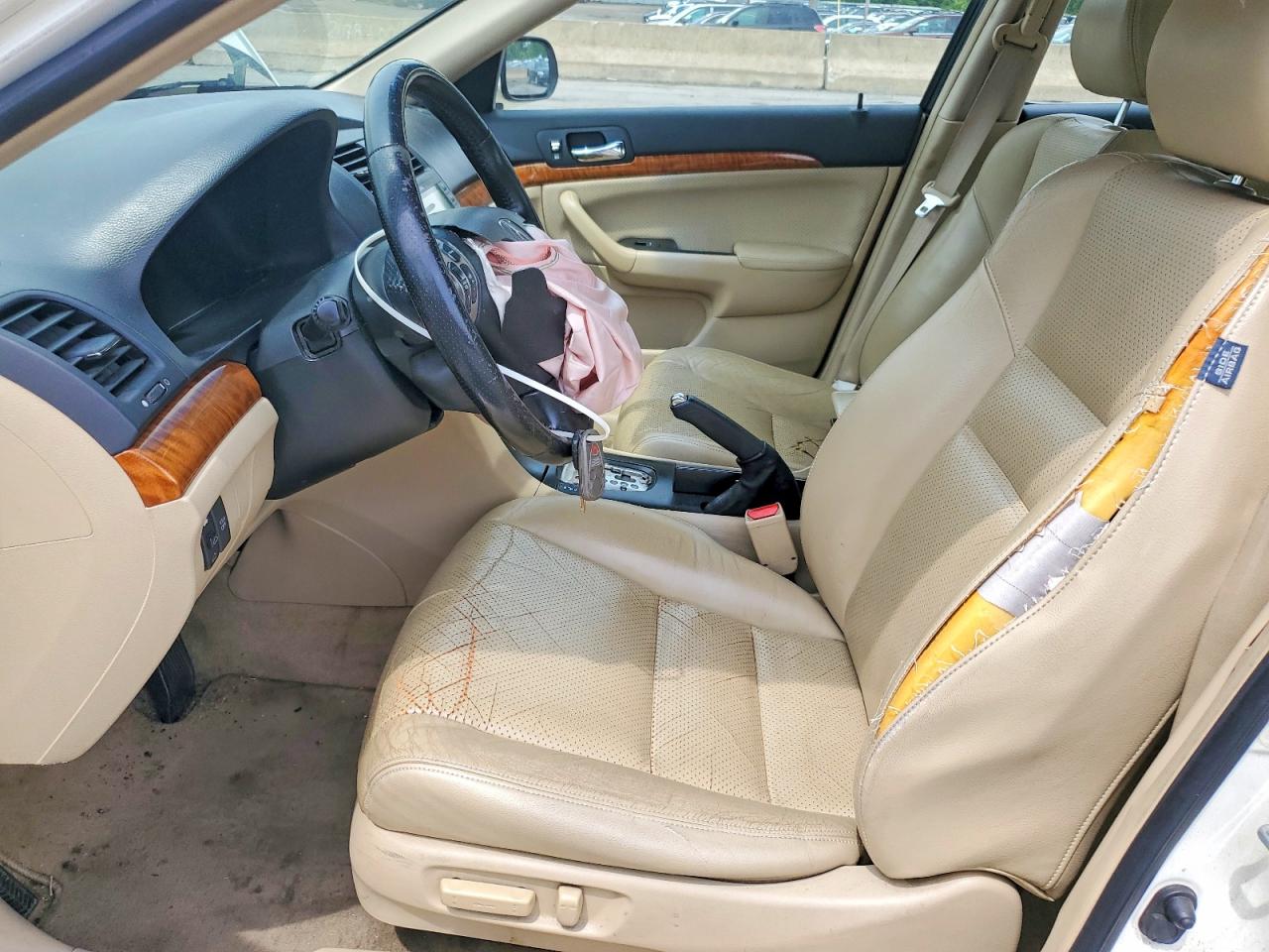 2006 Acura Tsx White vin: JH4CL96806C037609