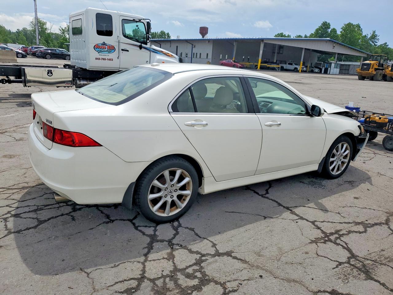 2006 Acura Tsx White vin: JH4CL96806C037609