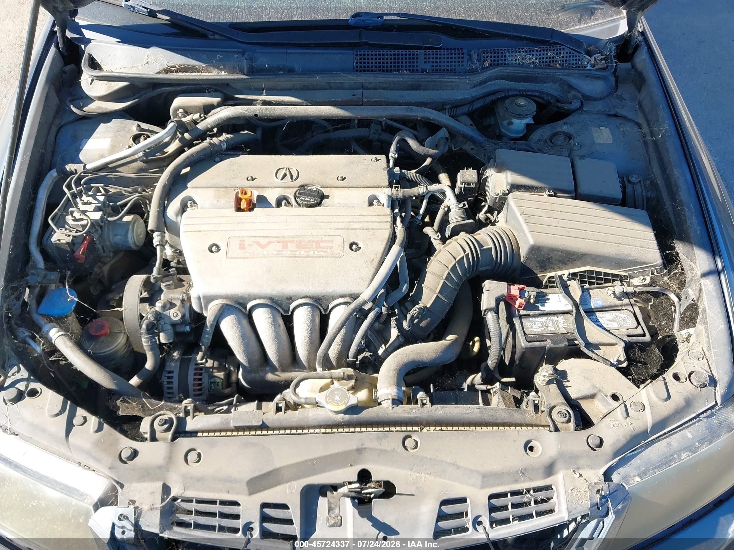 2007 Acura Tsx   Gray vin: JH4CL96807C013232