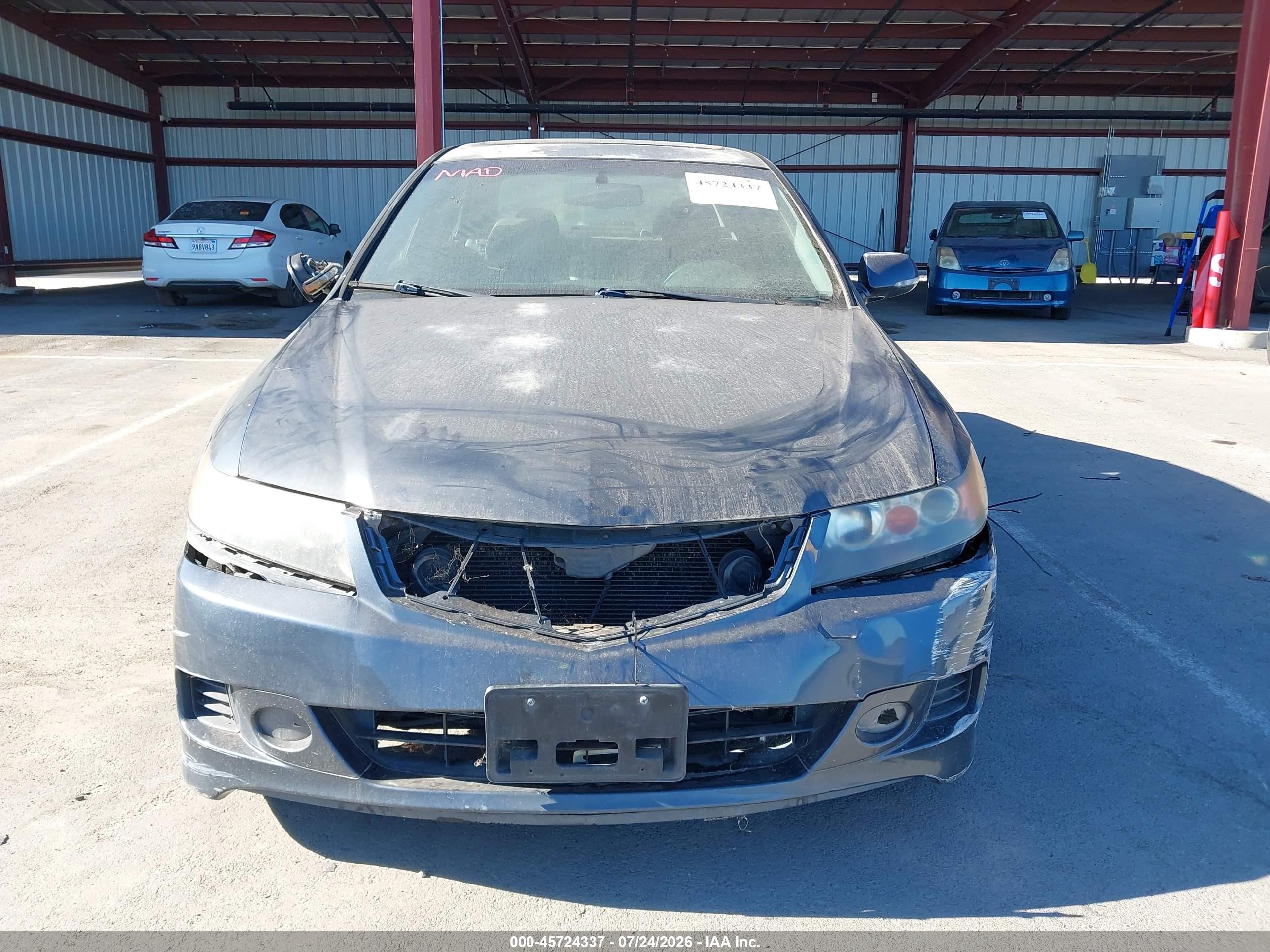 2007 Acura Tsx   Gray vin: JH4CL96807C013232