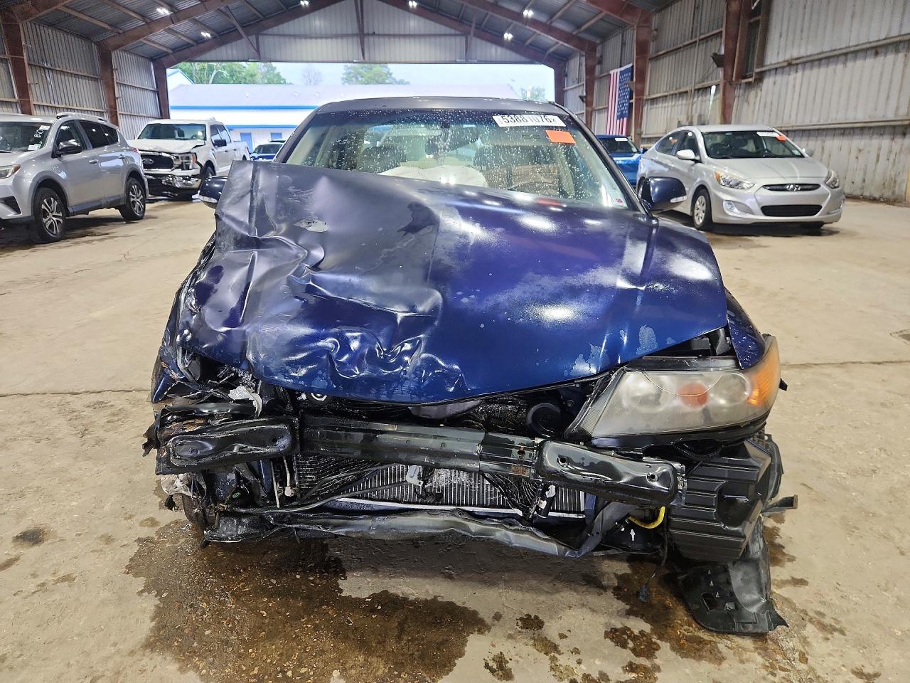 2007 Acura Tsx Blue vin: JH4CL96807C017801