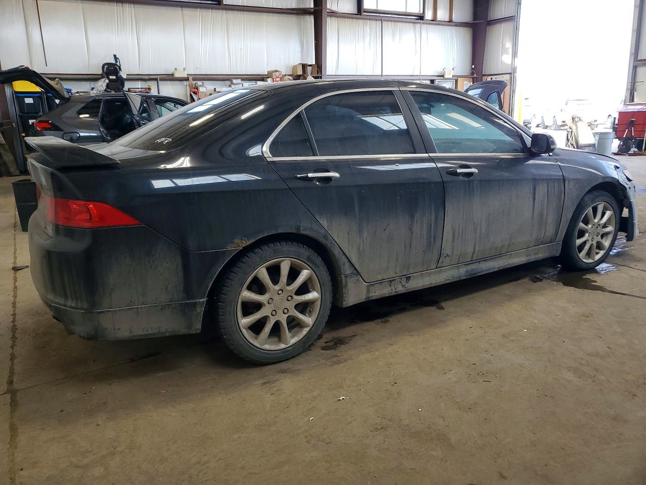 2007 Acura Tsx 4dr Black vin: JH4CL96807C801010
