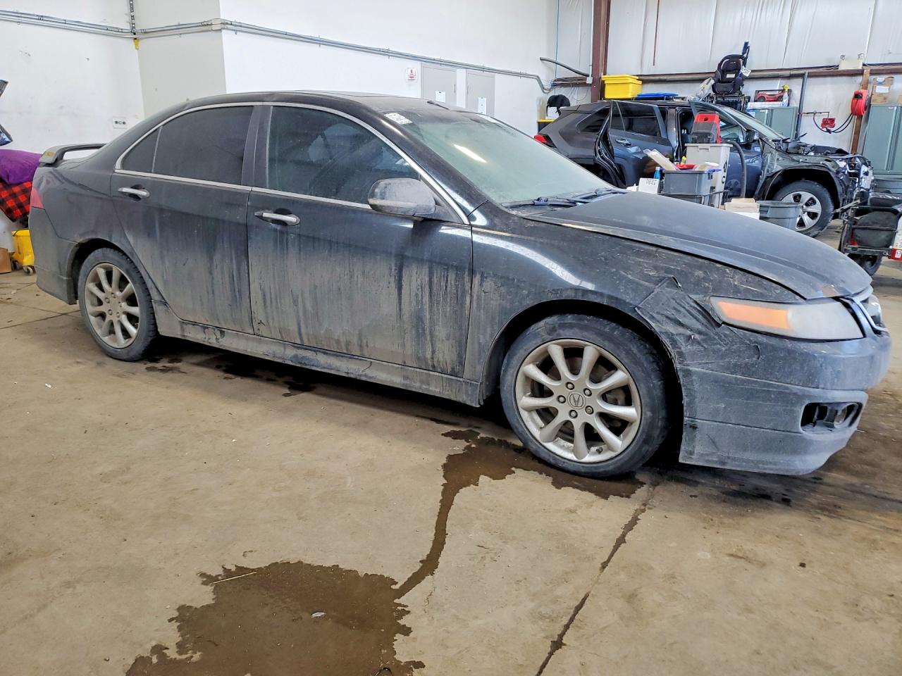 2007 Acura Tsx 4dr Black vin: JH4CL96807C801010