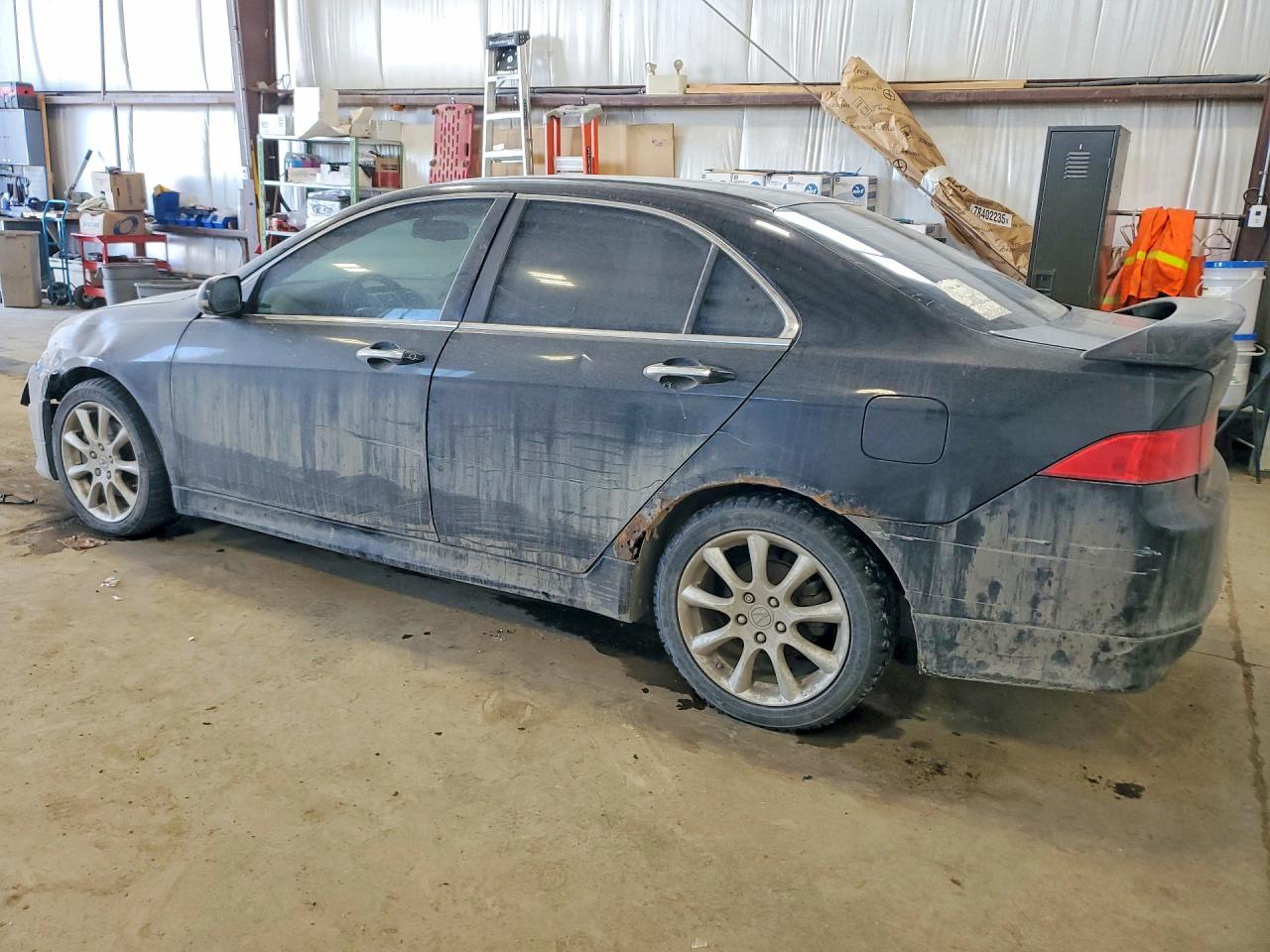 2007 Acura Tsx 4dr Black vin: JH4CL96807C801010