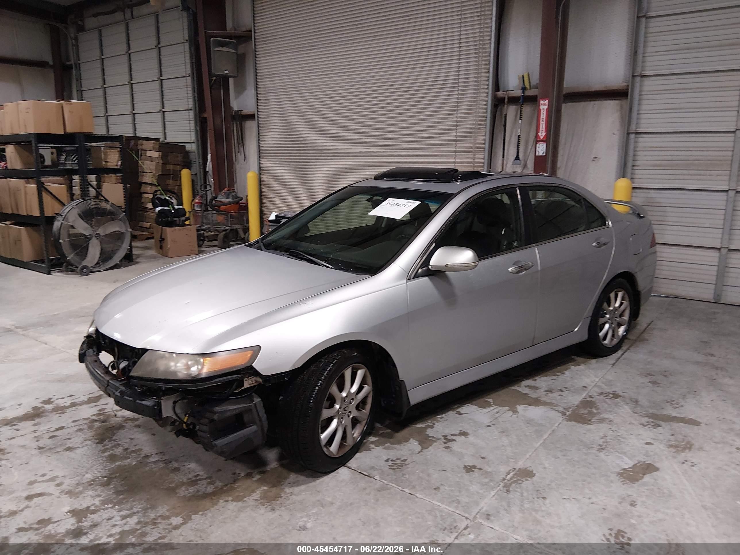 2008 Acura Tsx Silver vin: JH4CL96808C018125