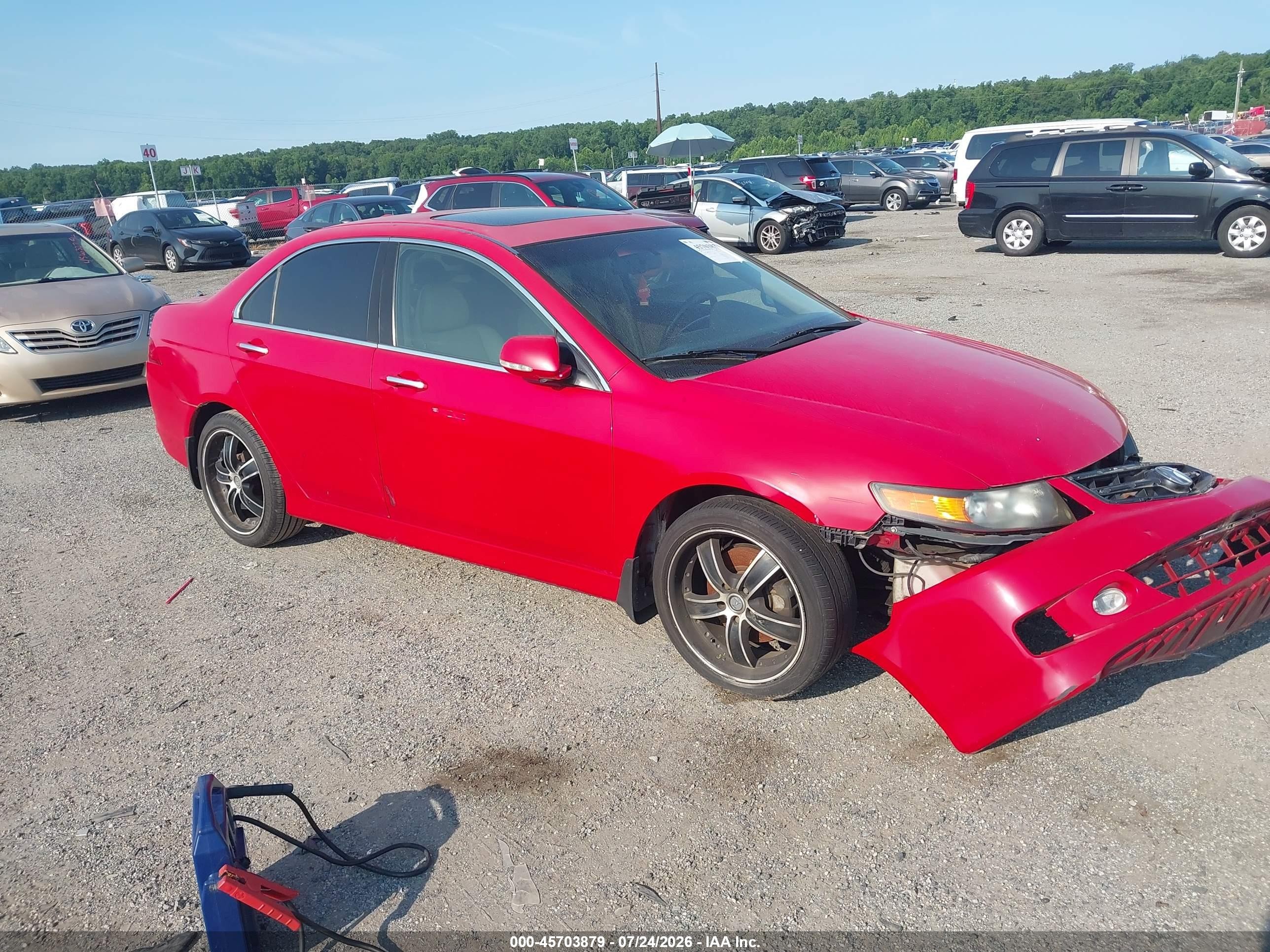 2008 Acura Tsx   Red vin: JH4CL96808C018965