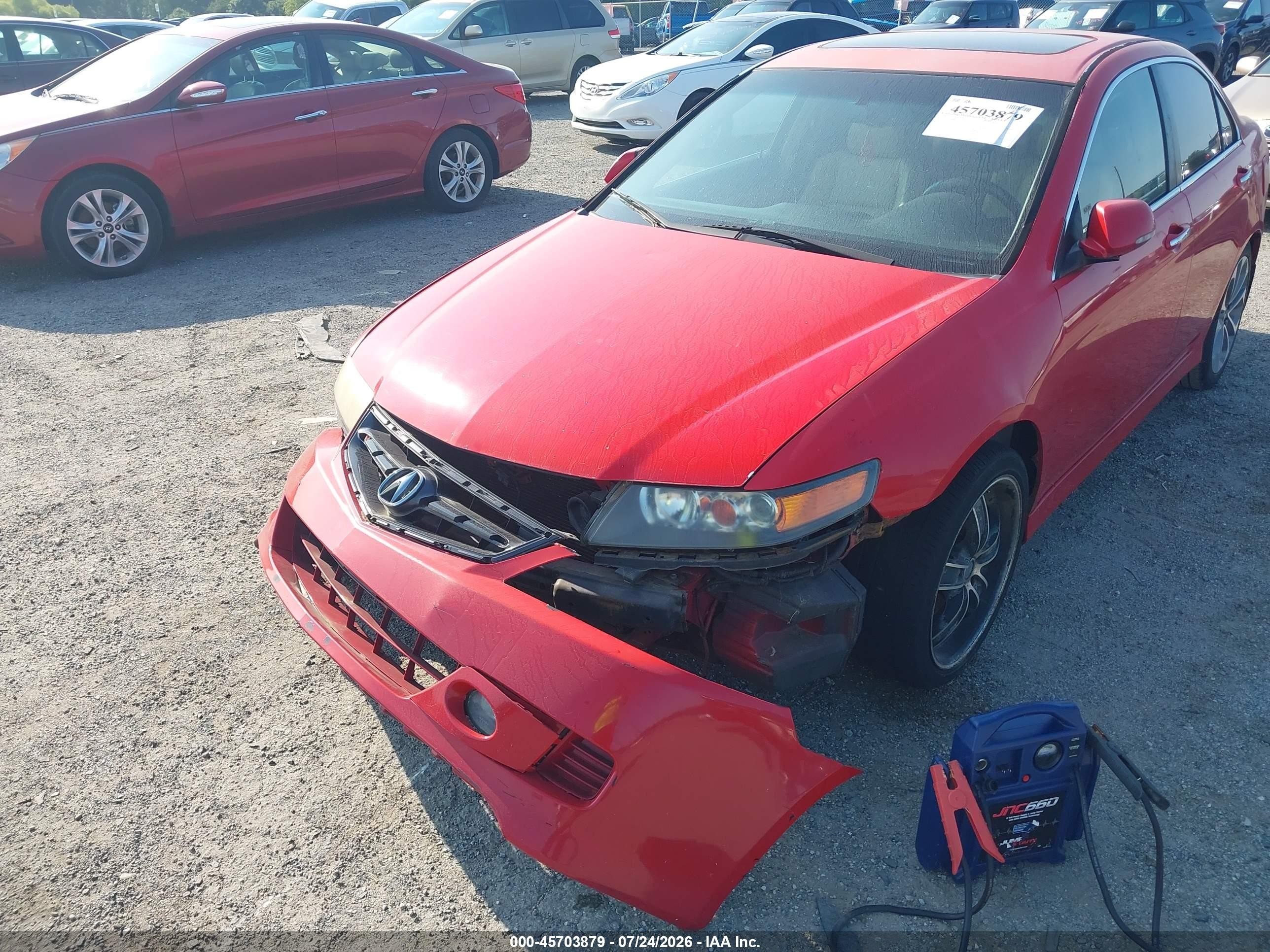 2008 Acura Tsx   Red vin: JH4CL96808C018965