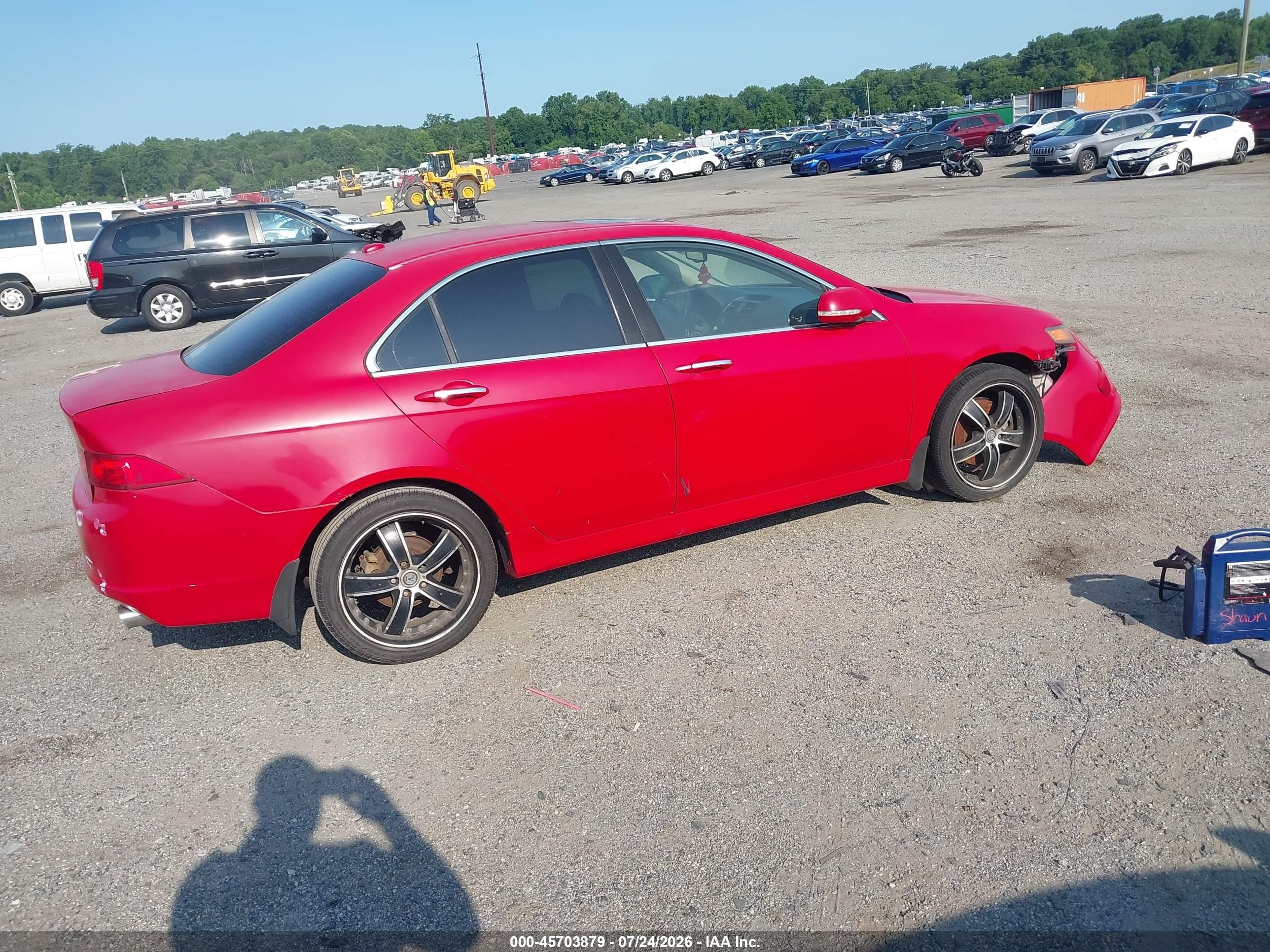 2008 Acura Tsx   Red vin: JH4CL96808C018965