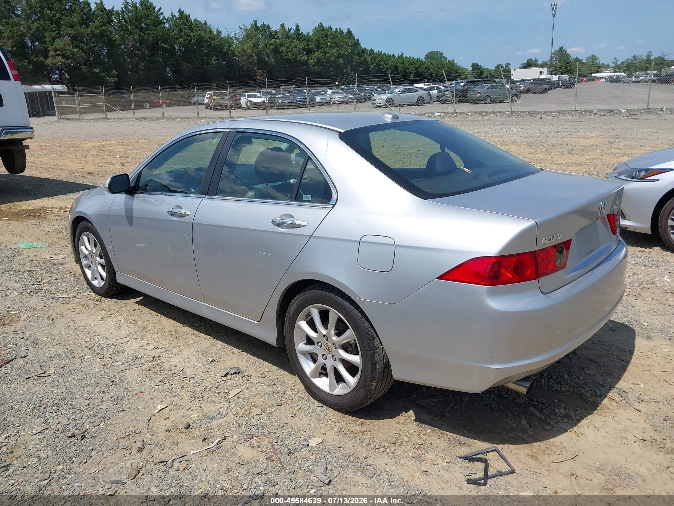 2008 Acura Tsx   Silver vin: JH4CL96808C021395