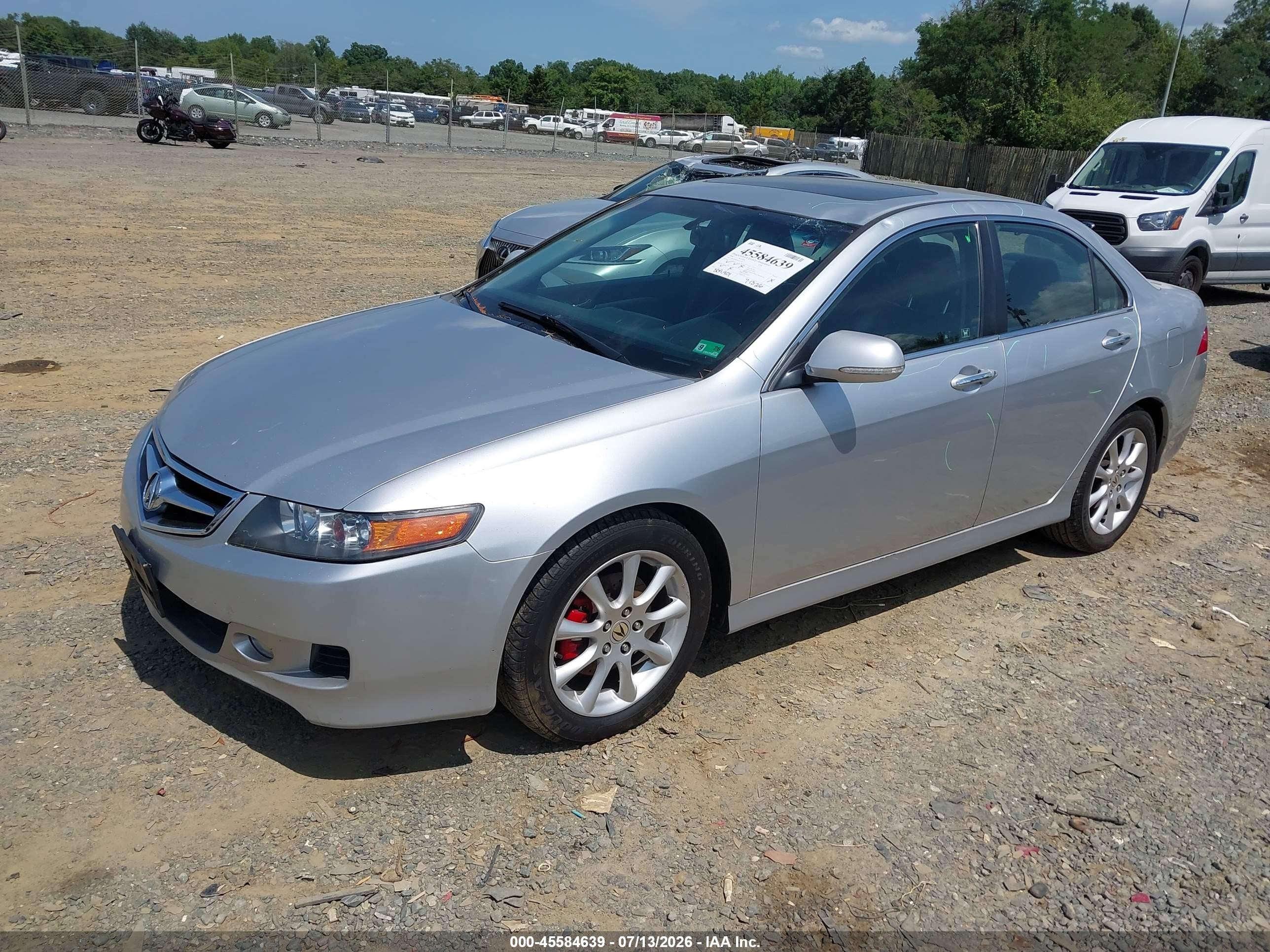 2008 Acura Tsx   Silver vin: JH4CL96808C021395