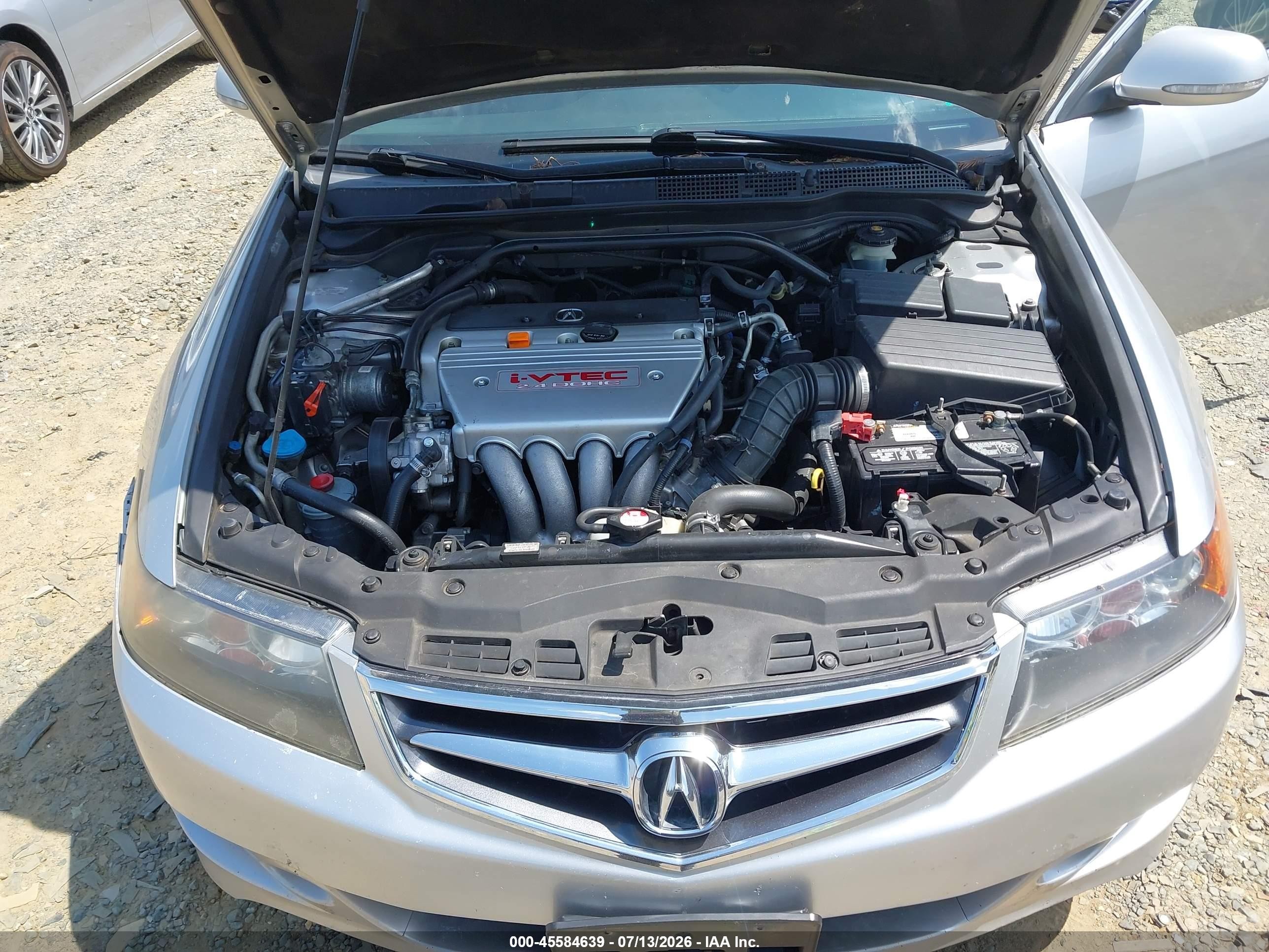 2008 Acura Tsx   Silver vin: JH4CL96808C021395