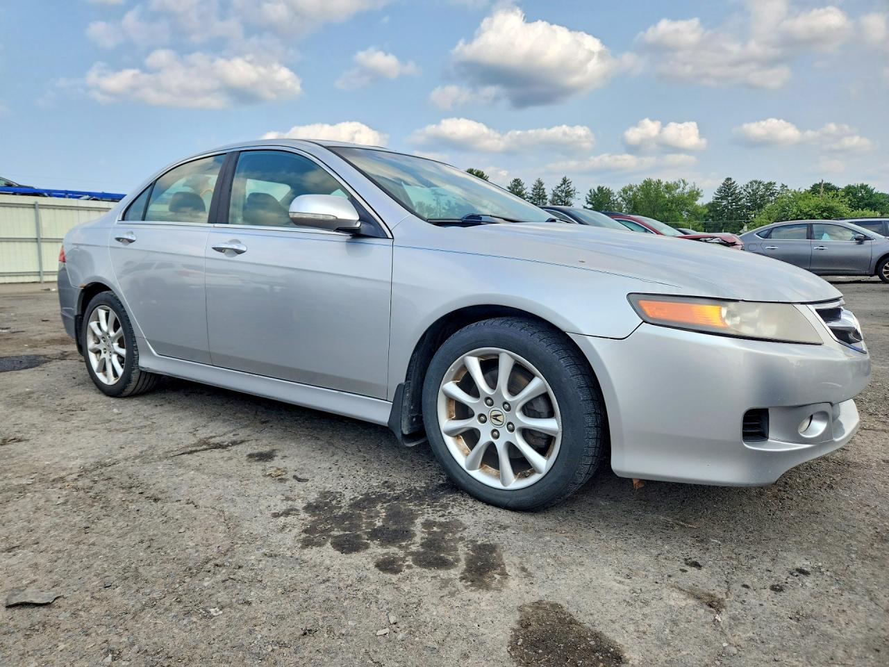 2008 Acura Tsx Silver vin: JH4CL96808C021431