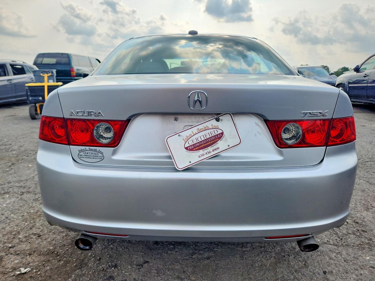 2008 Acura Tsx Silver vin: JH4CL96808C021431