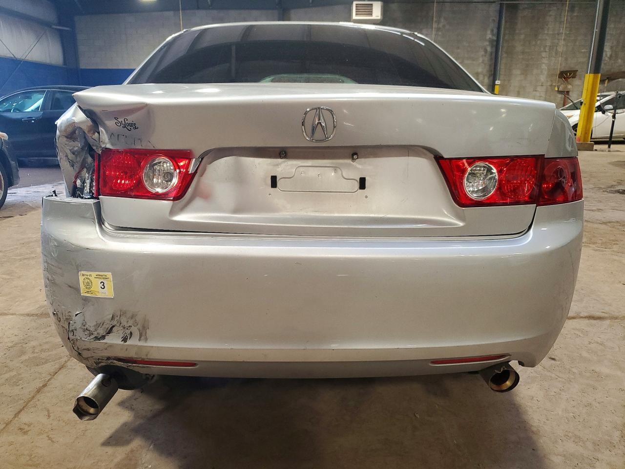 2004 Acura Tsx Silver vin: JH4CL96814C015499