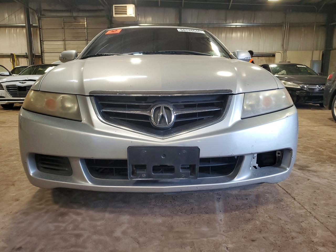 2004 Acura Tsx Silver vin: JH4CL96814C015499