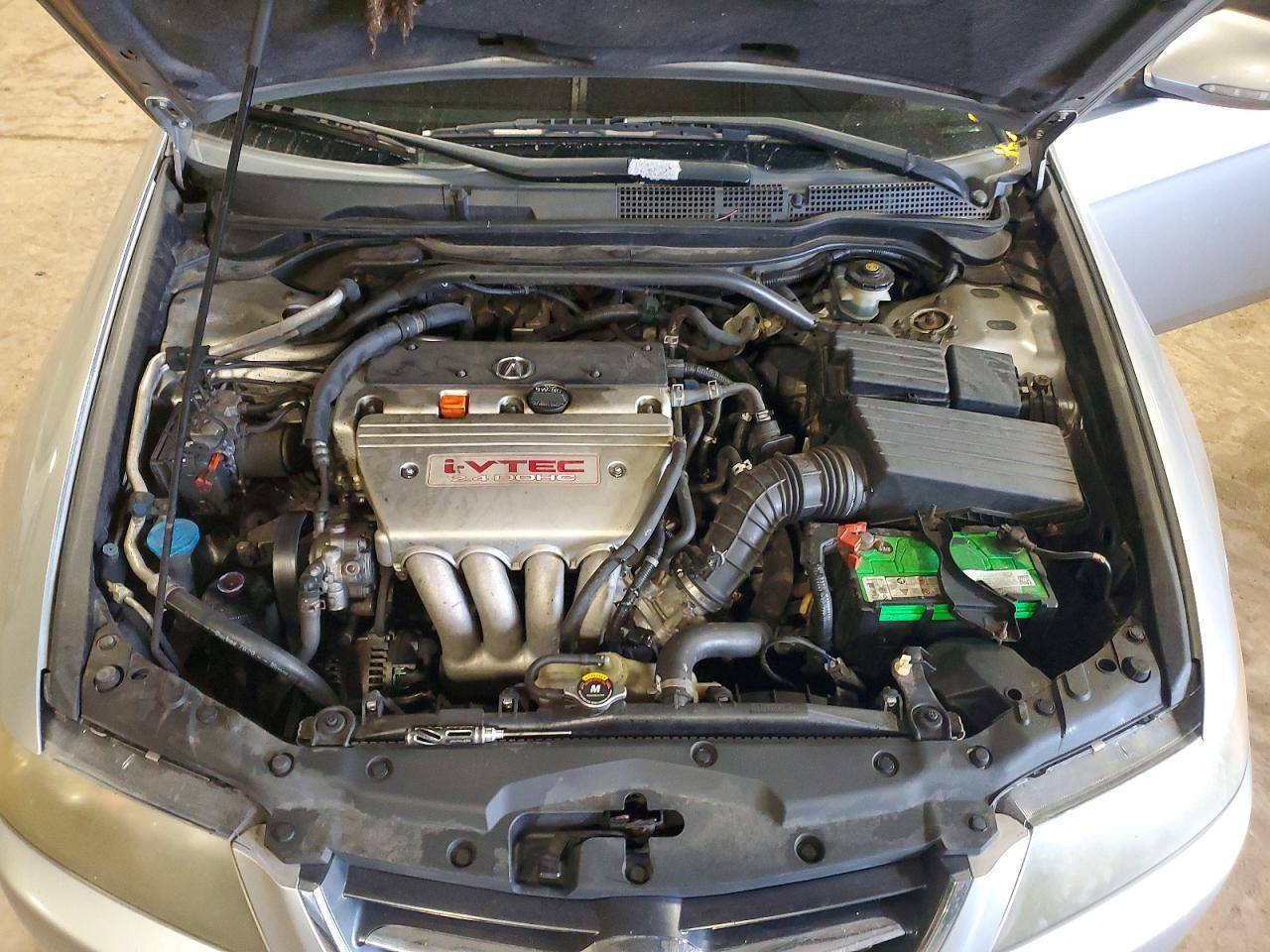 2004 Acura Tsx Silver vin: JH4CL96814C015499