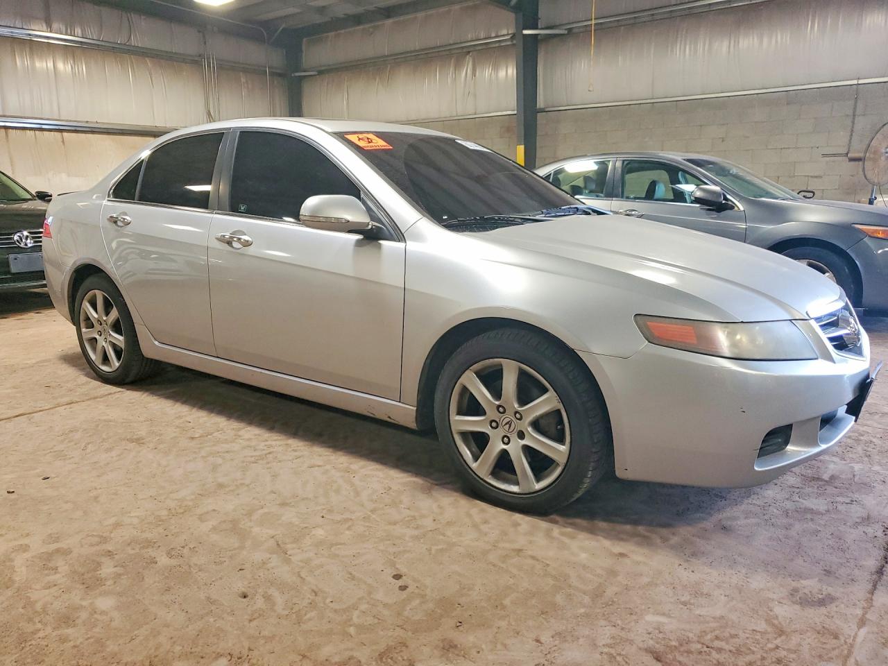 2004 Acura Tsx Silver vin: JH4CL96814C015499