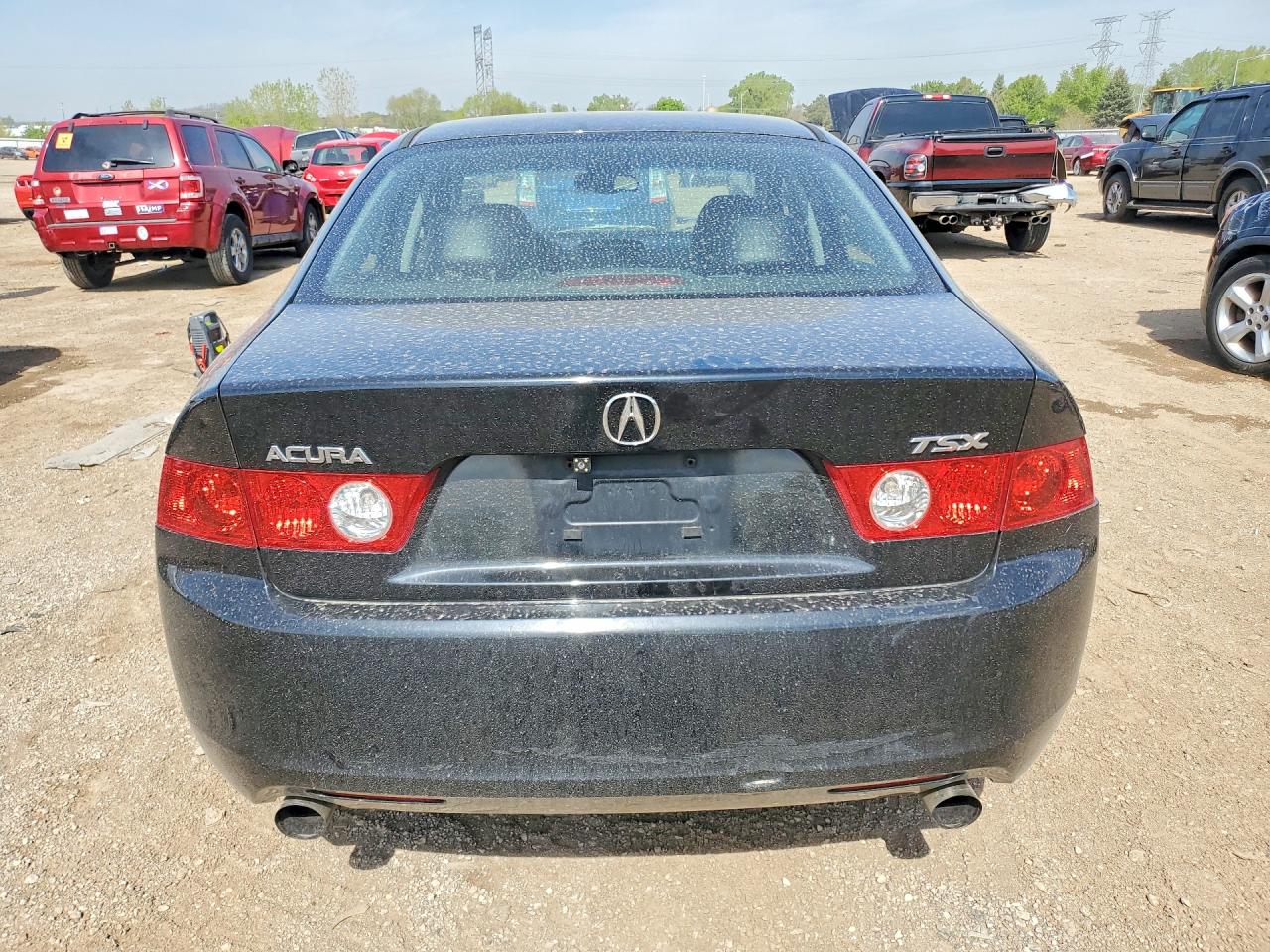 2004 Acura Tsx Black vin: JH4CL96814C024381