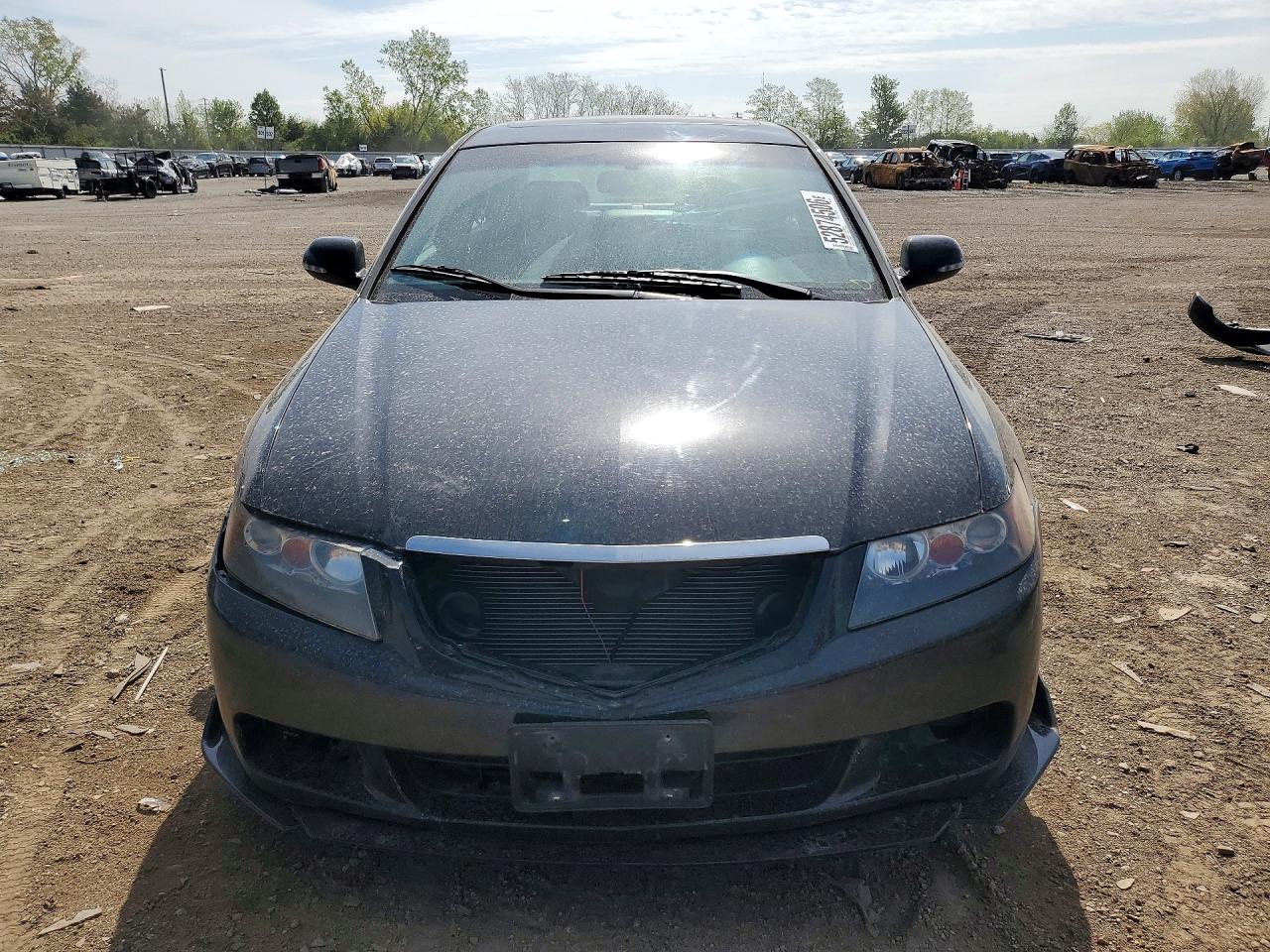2004 Acura Tsx Black vin: JH4CL96814C024381