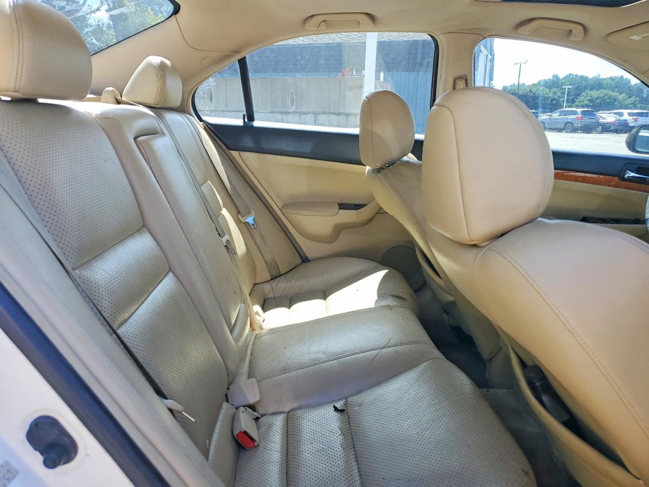 2005 Acura Tsx White vin: JH4CL96815C006545