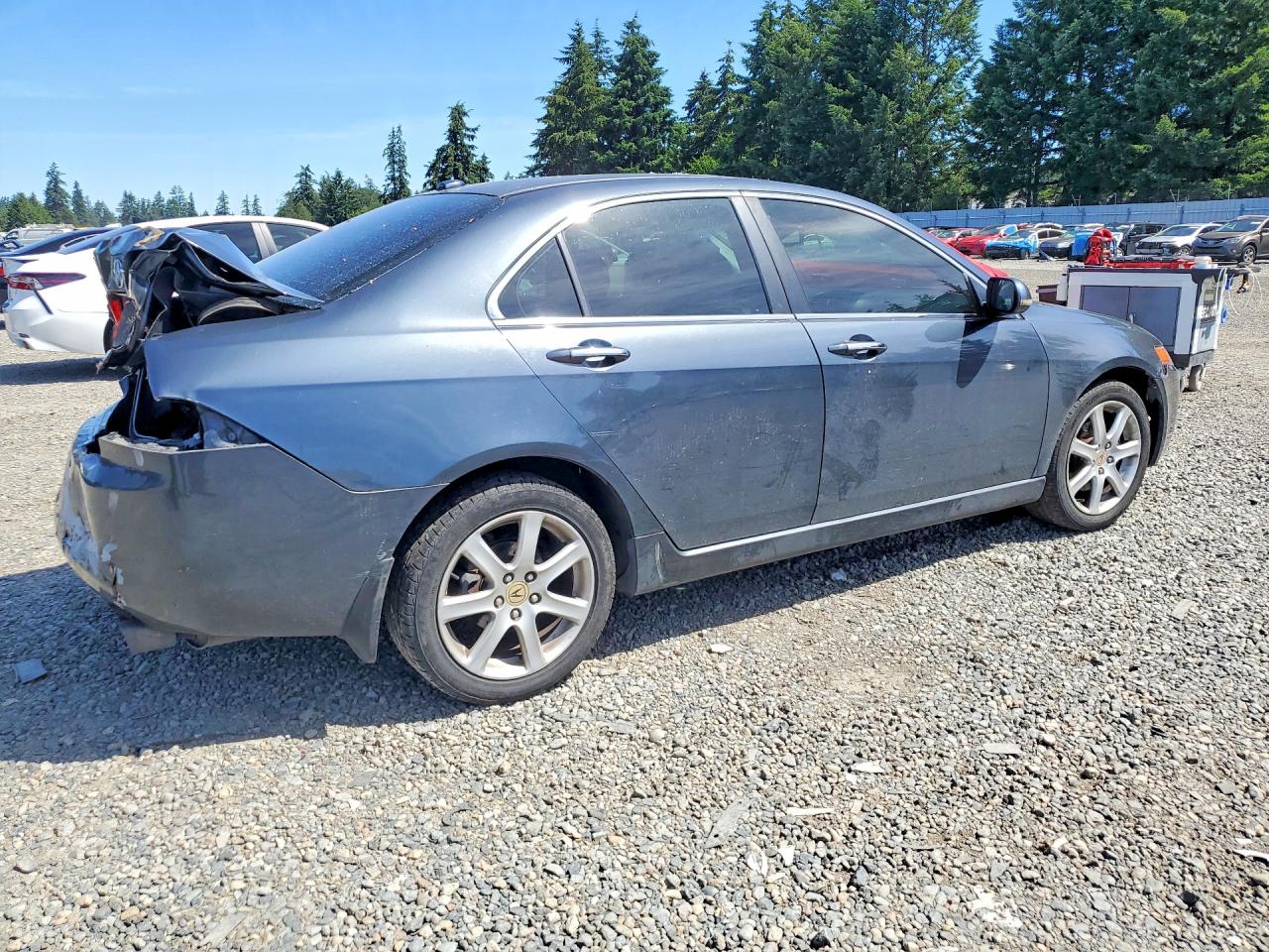 2005 Acura Tsx Gray vin: JH4CL96815C010403