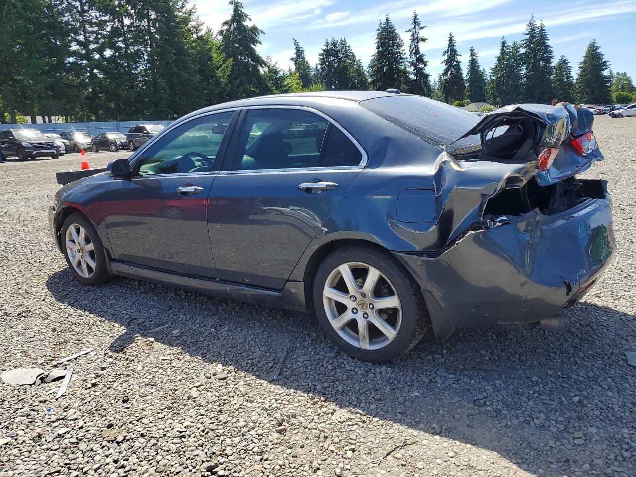 2005 Acura Tsx Gray vin: JH4CL96815C010403