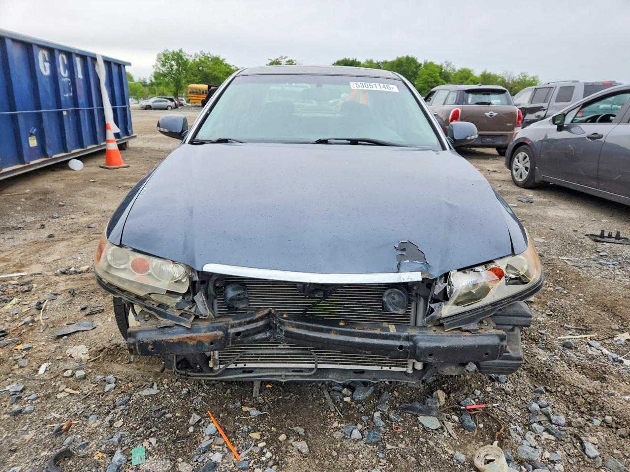 2005 Acura Tsx Синий vin: JH4CL96815C032482