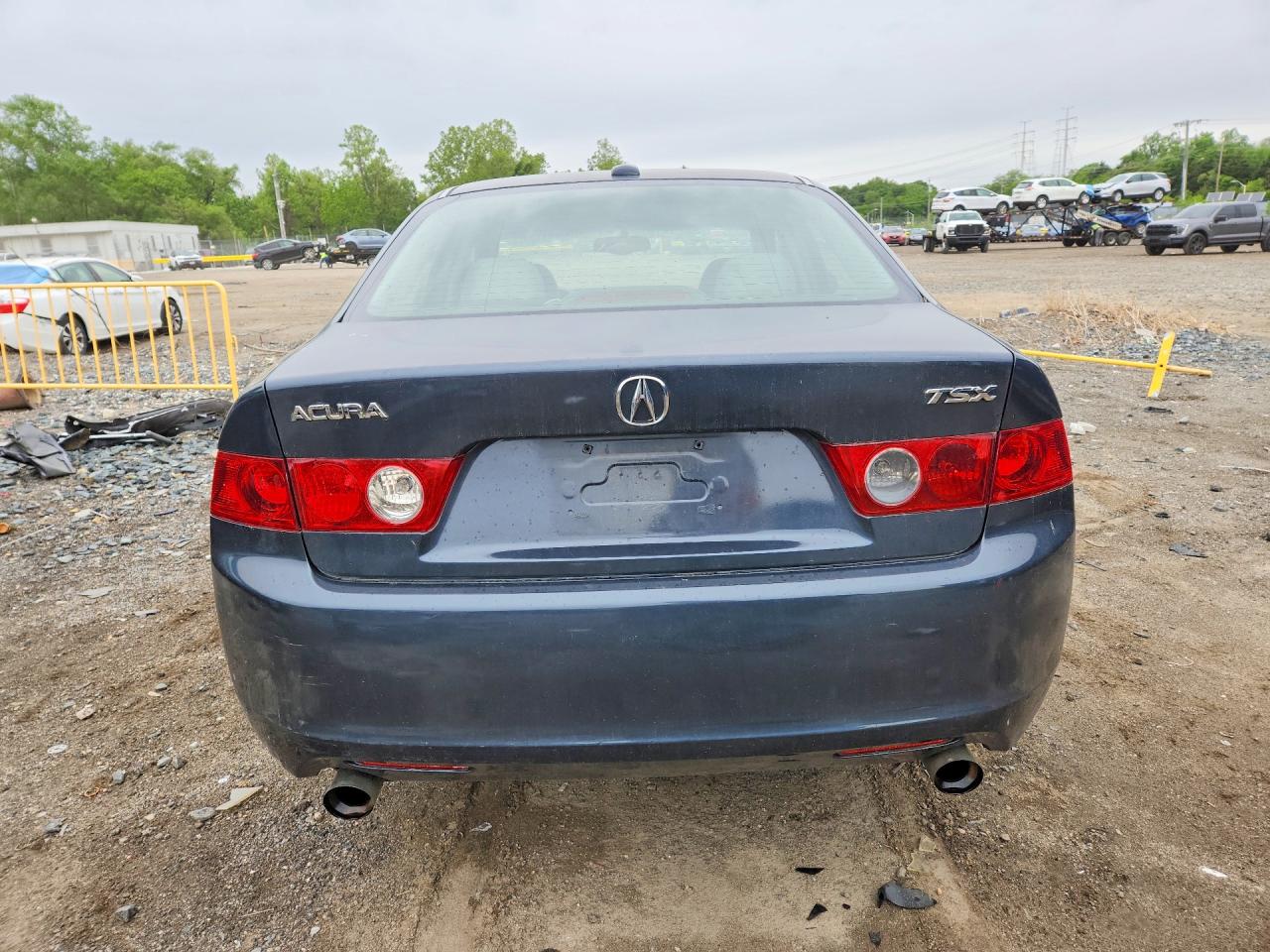 2005 Acura Tsx Синий vin: JH4CL96815C032482