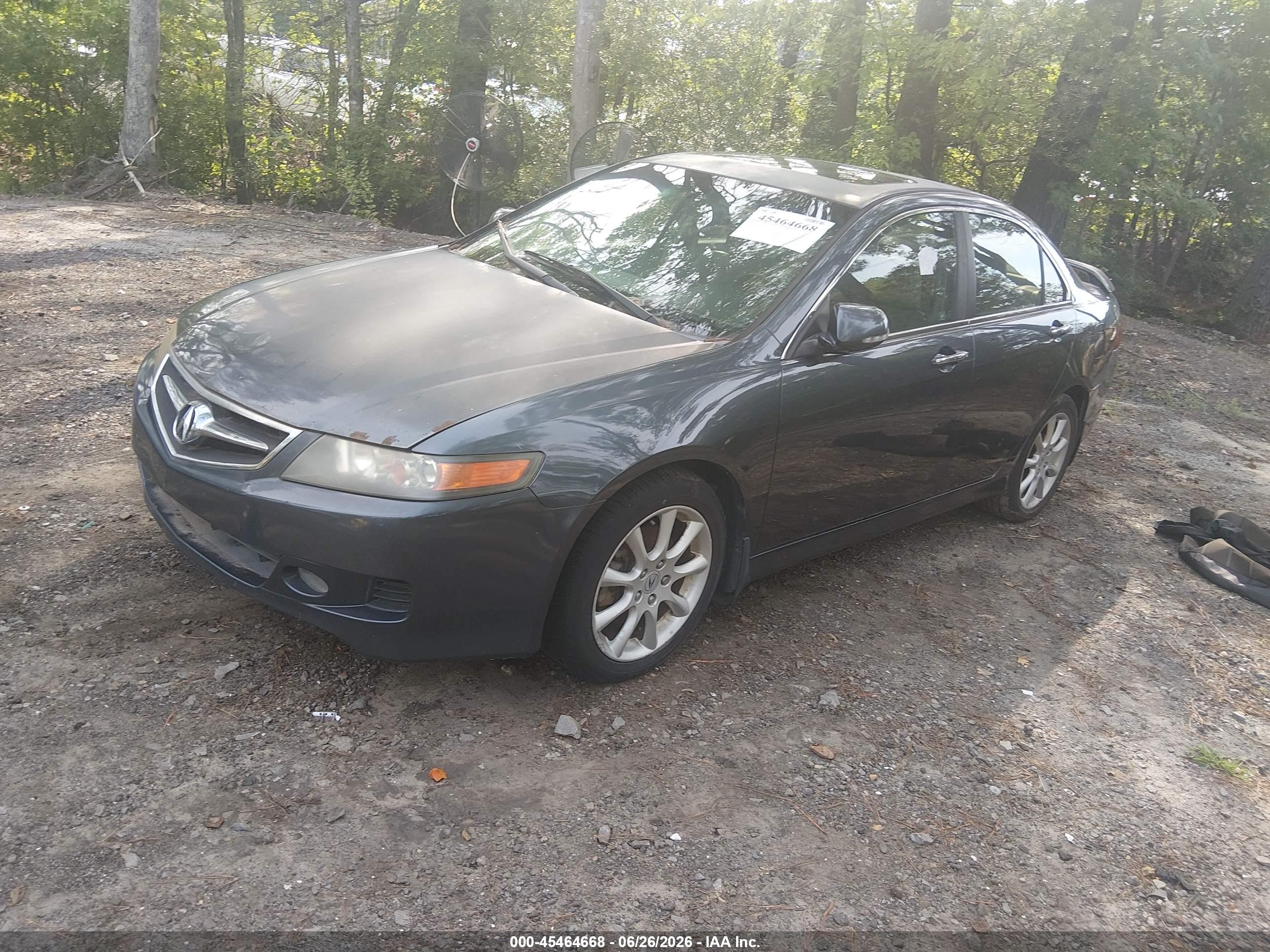 2006 Acura Tsx   Gray vin: JH4CL96816C009673
