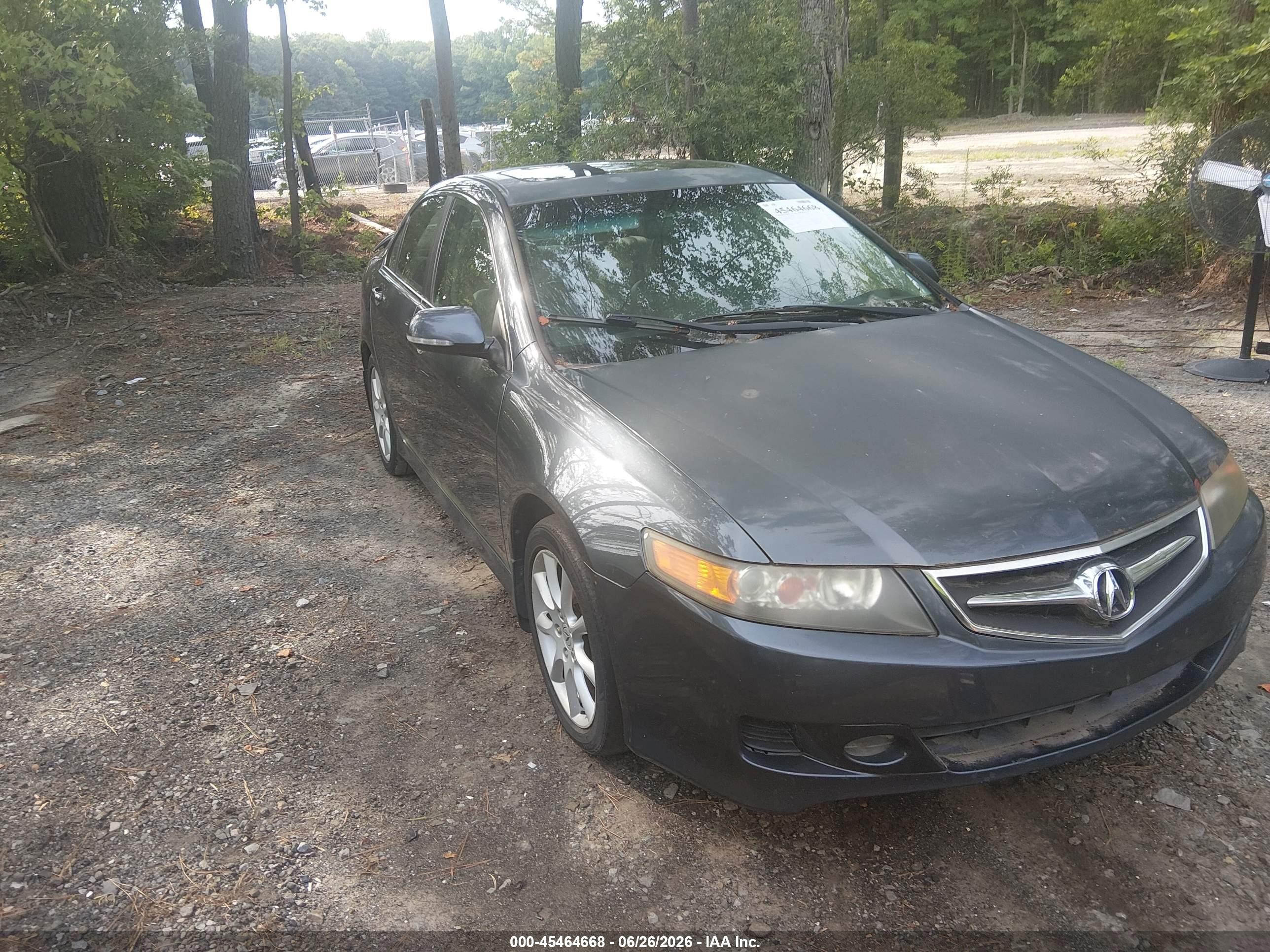 2006 Acura Tsx   Gray vin: JH4CL96816C009673