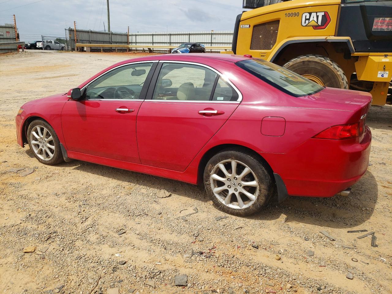 2006 Acura Tsx Red vin: JH4CL96816C016476