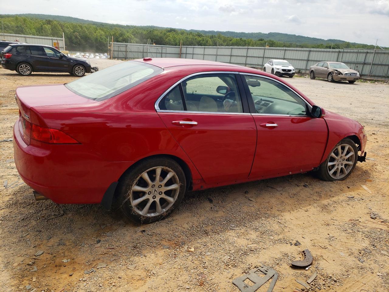 2006 Acura Tsx Red vin: JH4CL96816C016476