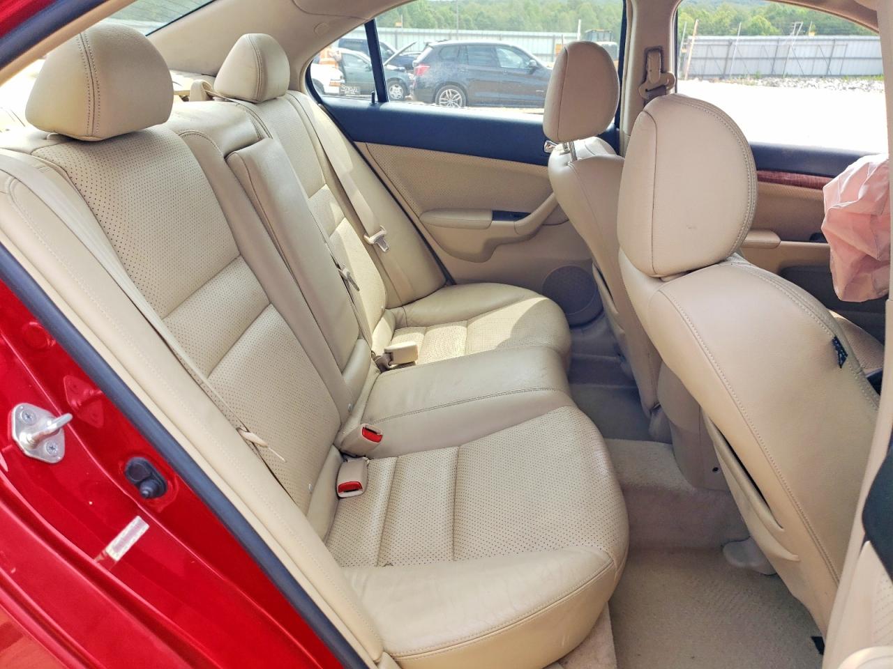 2006 Acura Tsx Red vin: JH4CL96816C016476