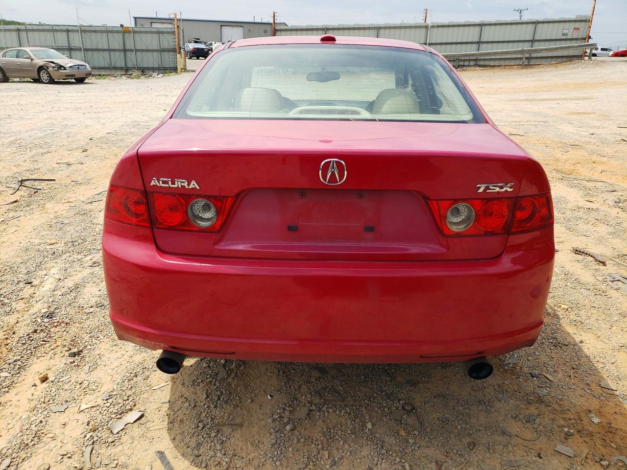 2006 Acura Tsx Red vin: JH4CL96816C016476