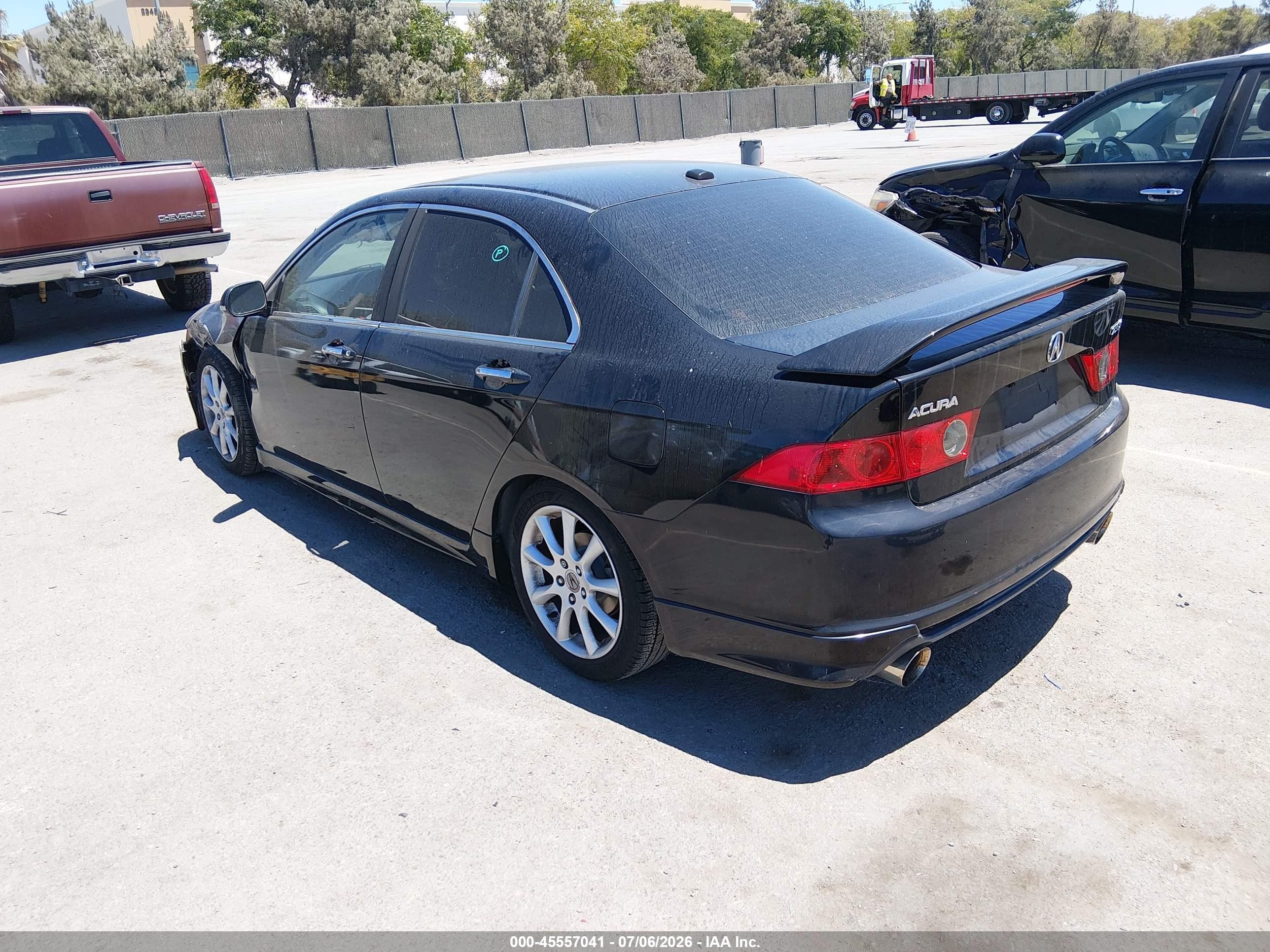 2006 Acura Tsx   Black vin: JH4CL96816C017448