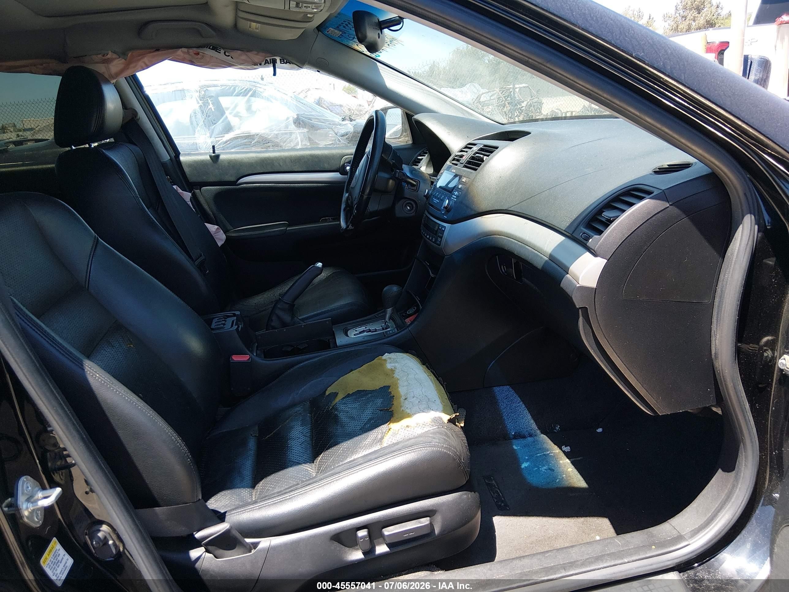 2006 Acura Tsx   Black vin: JH4CL96816C017448