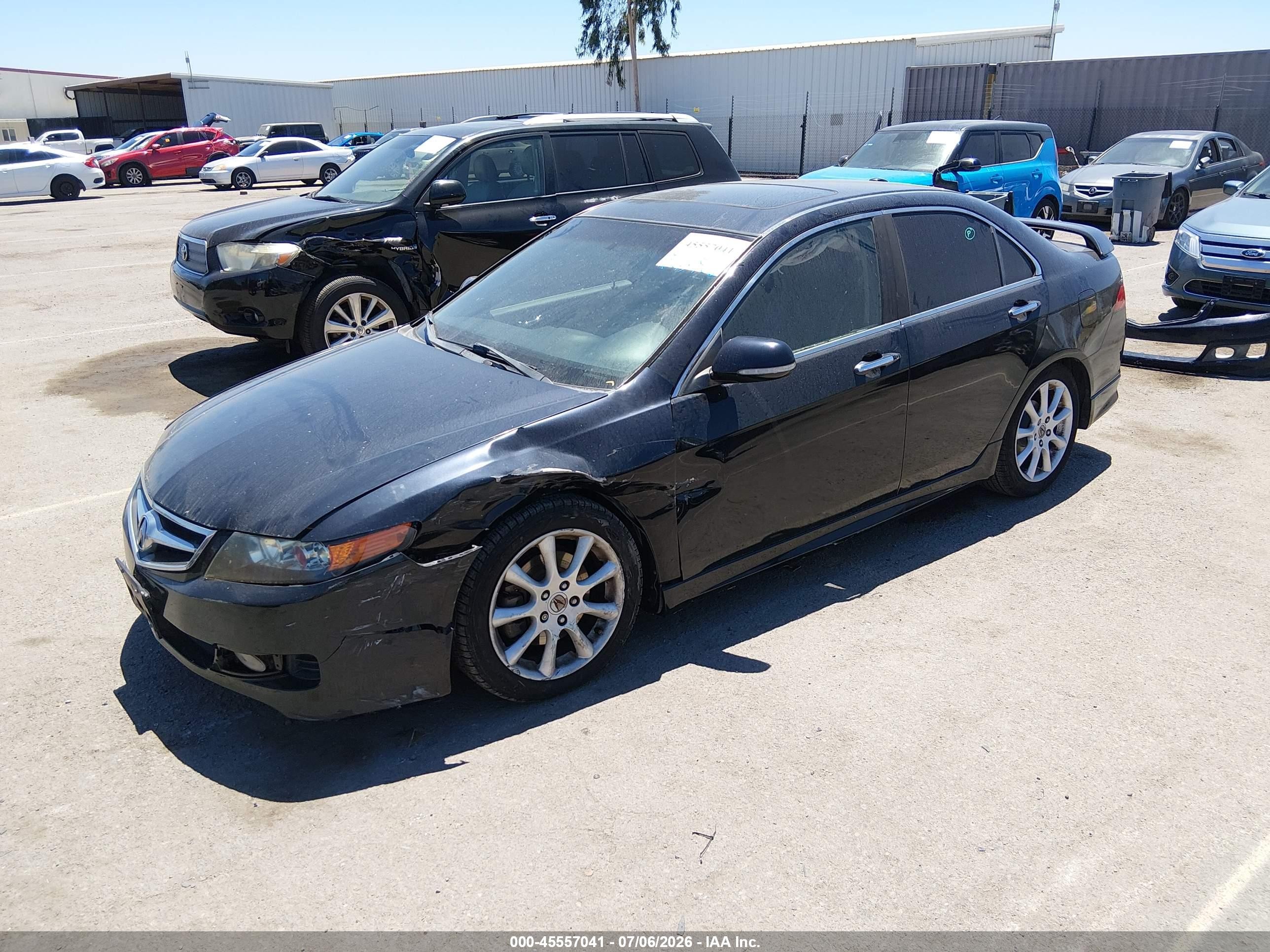 2006 Acura Tsx   Black vin: JH4CL96816C017448