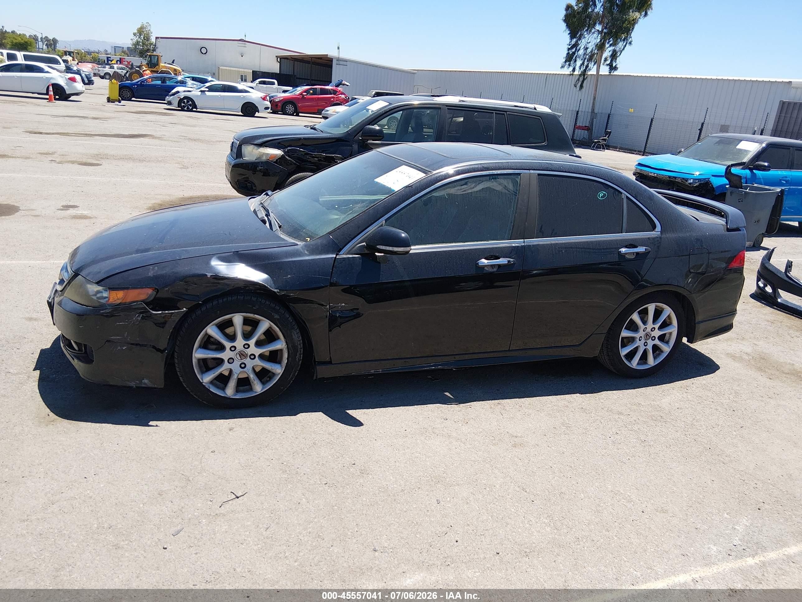 2006 Acura Tsx   Black vin: JH4CL96816C017448