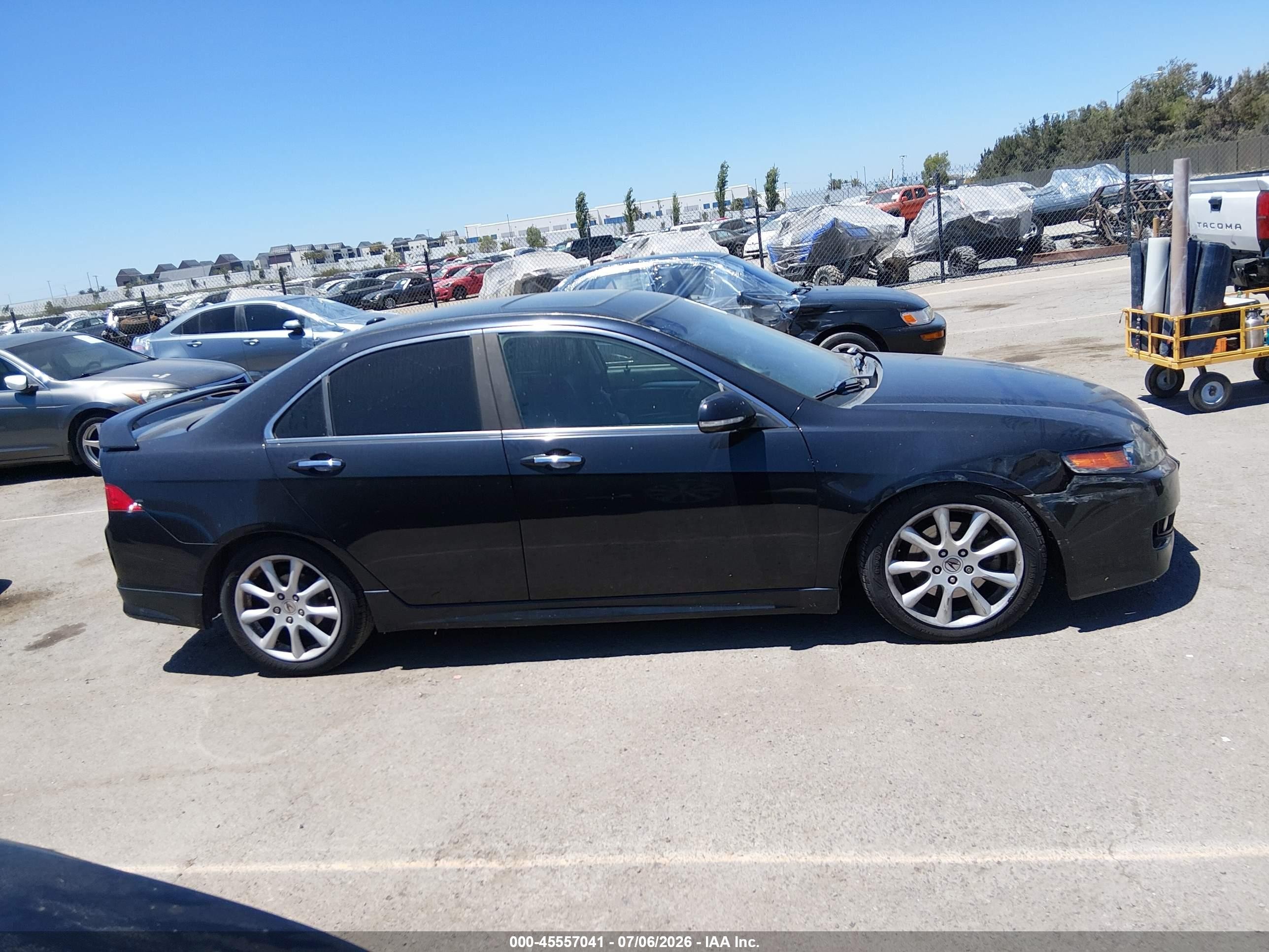2006 Acura Tsx   Black vin: JH4CL96816C017448