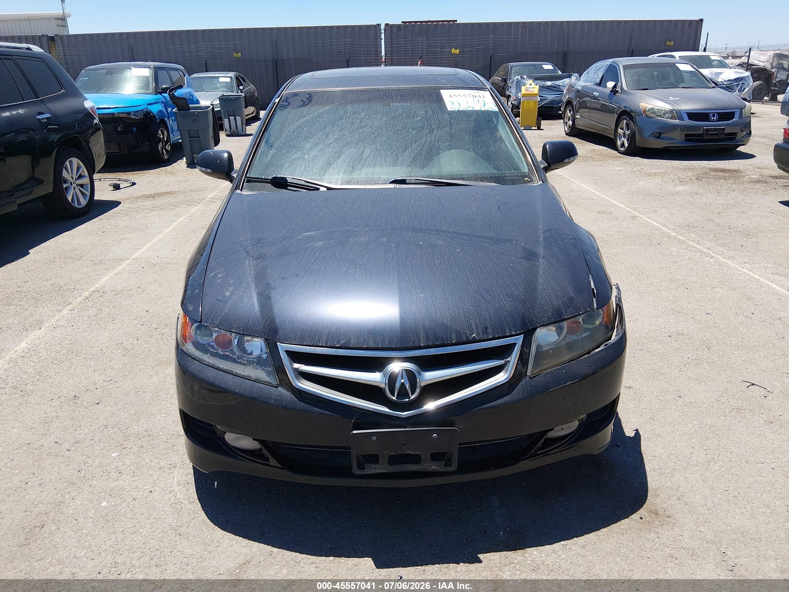 2006 Acura Tsx   Black vin: JH4CL96816C017448