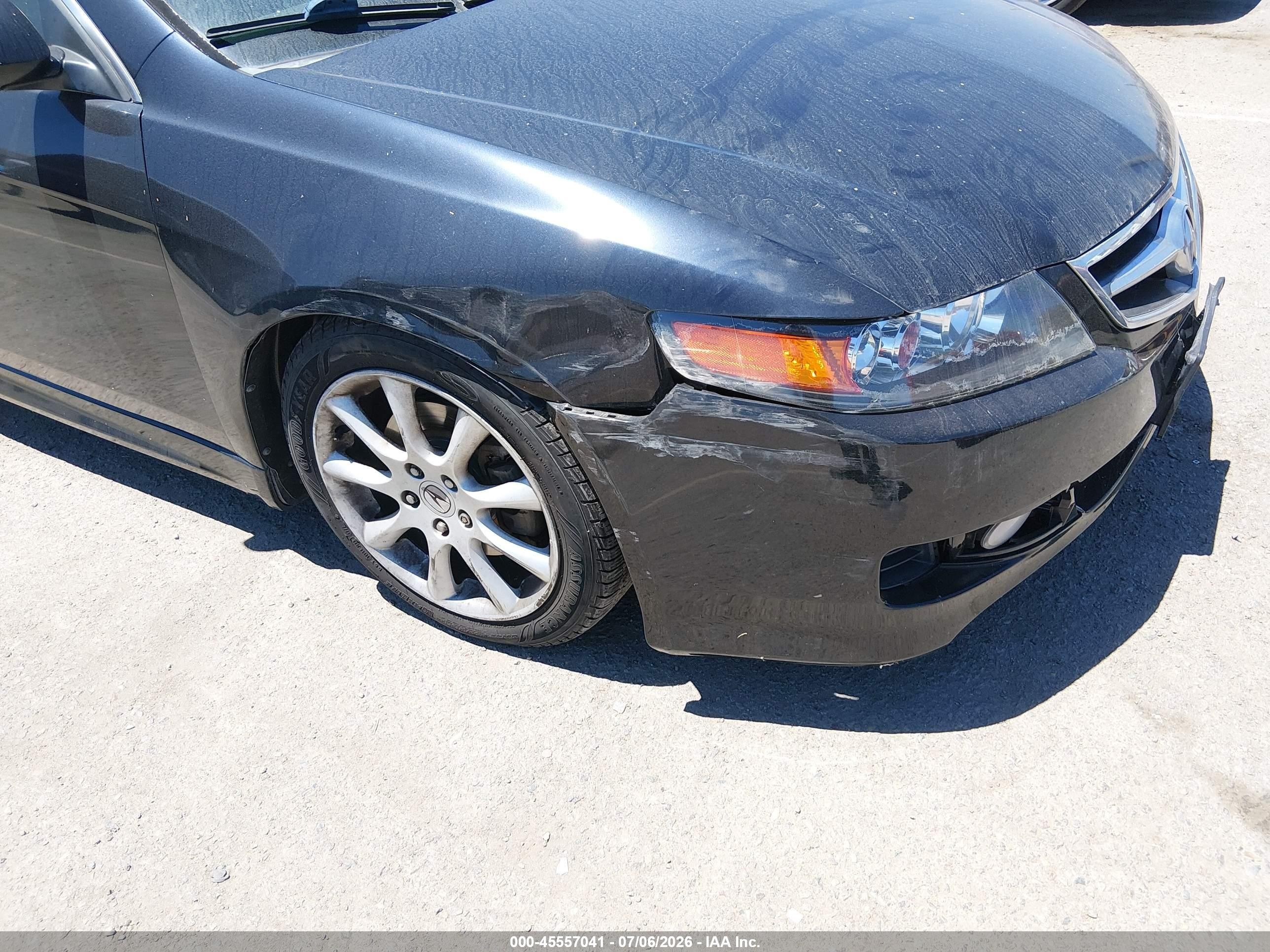 2006 Acura Tsx   Black vin: JH4CL96816C017448