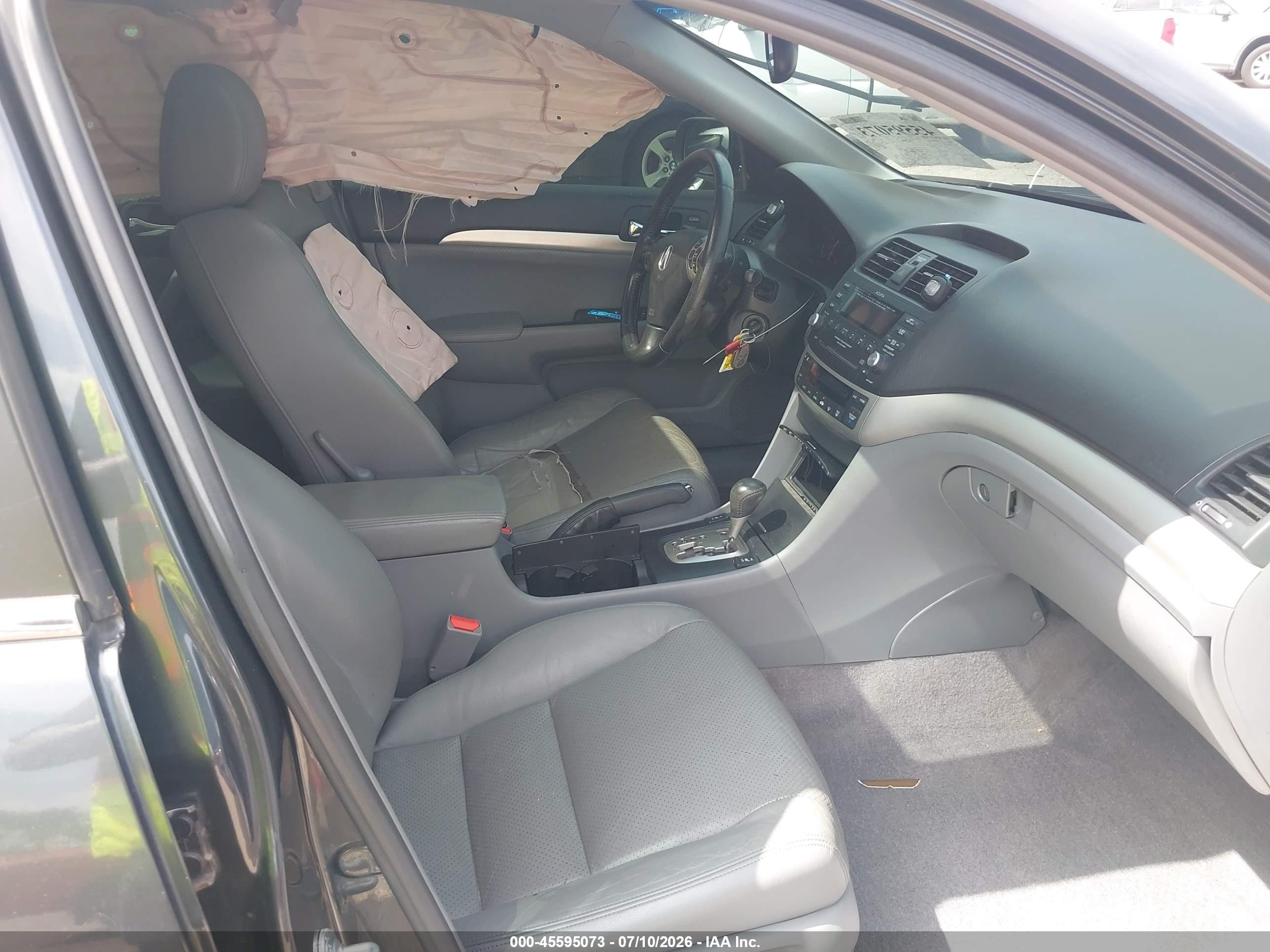 2006 Acura Tsx   Gray vin: JH4CL96816C018521