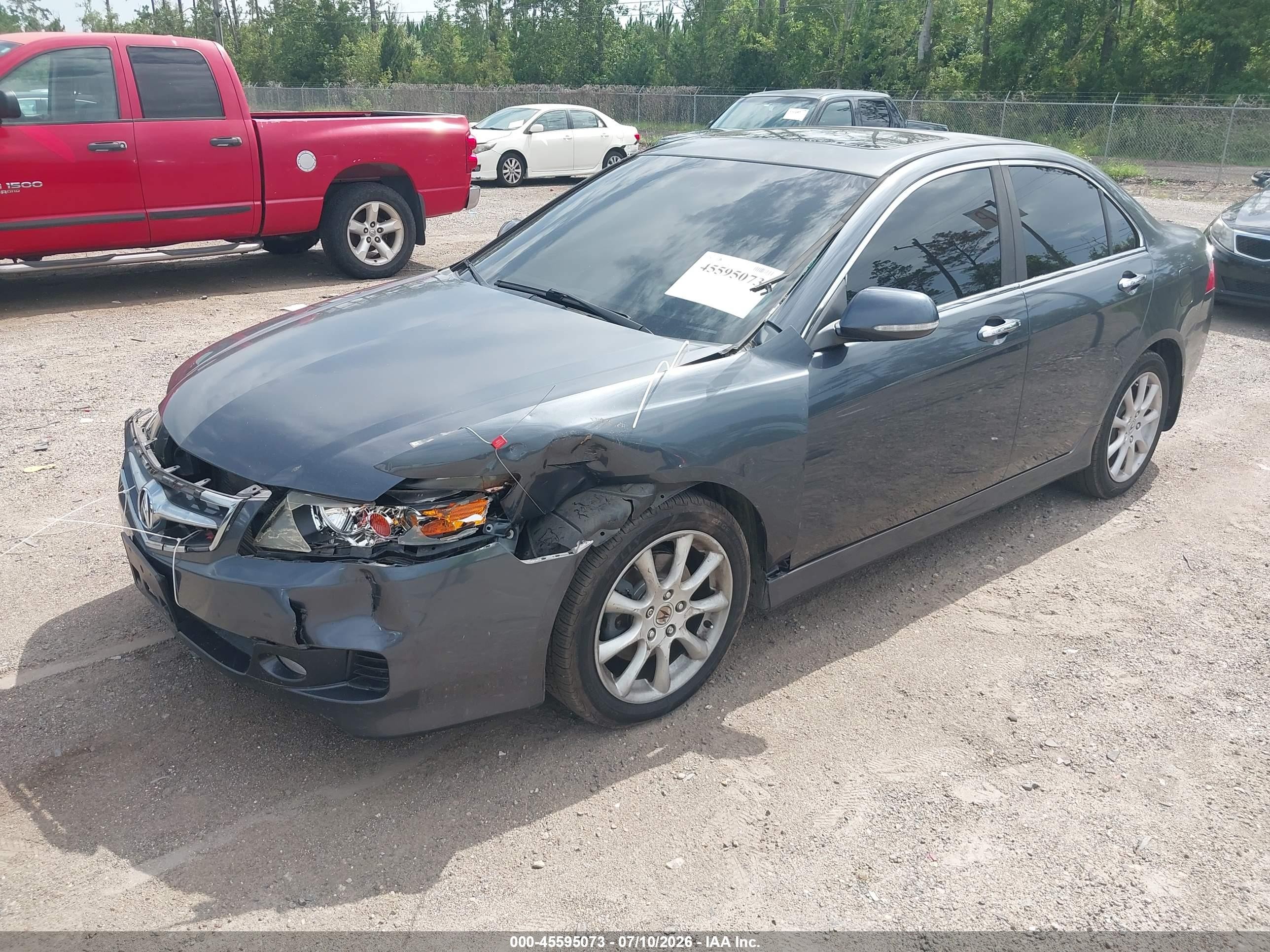2006 Acura Tsx   Gray vin: JH4CL96816C018521