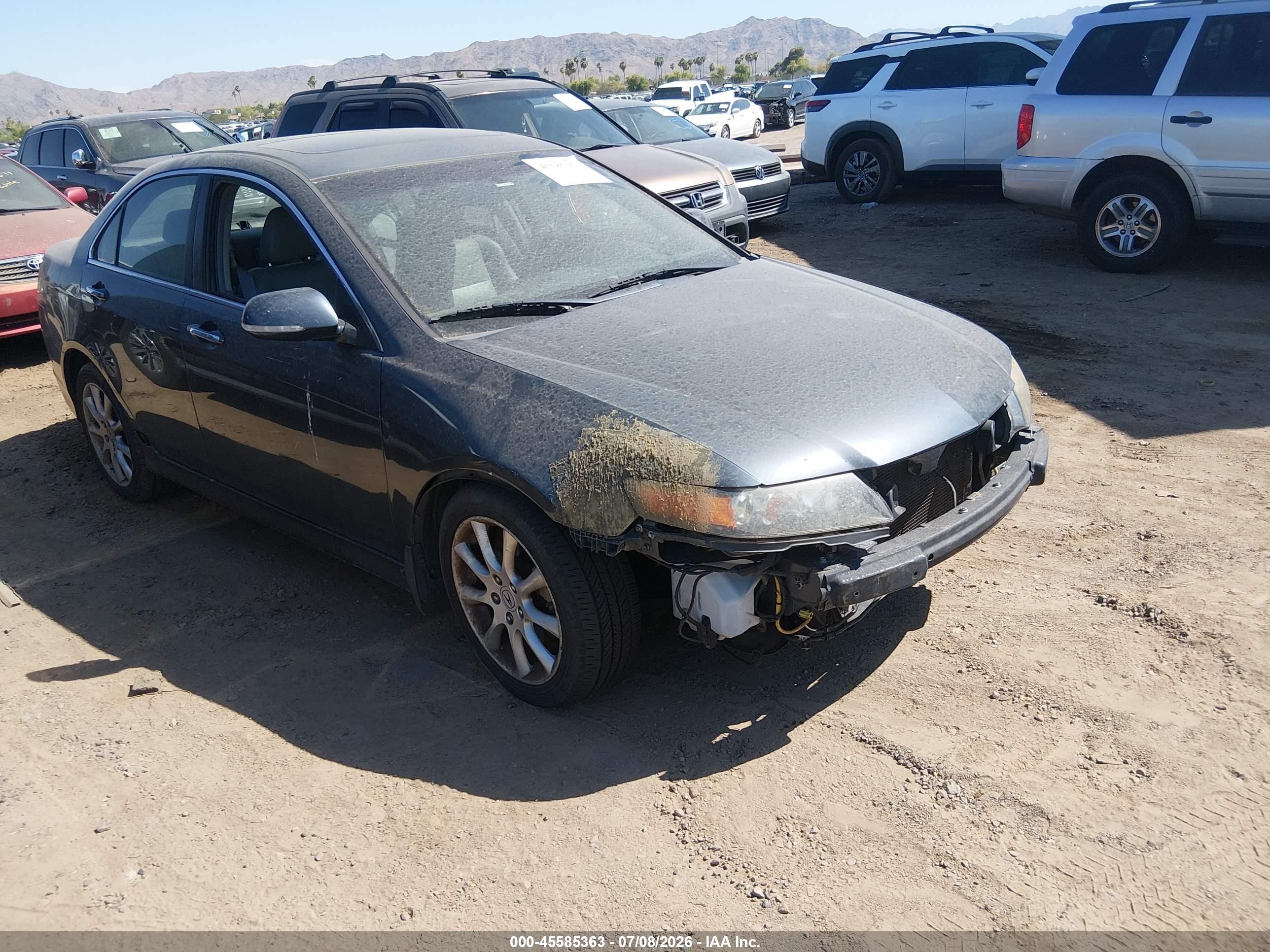 2006 Acura Tsx   Gray vin: JH4CL96816C023024