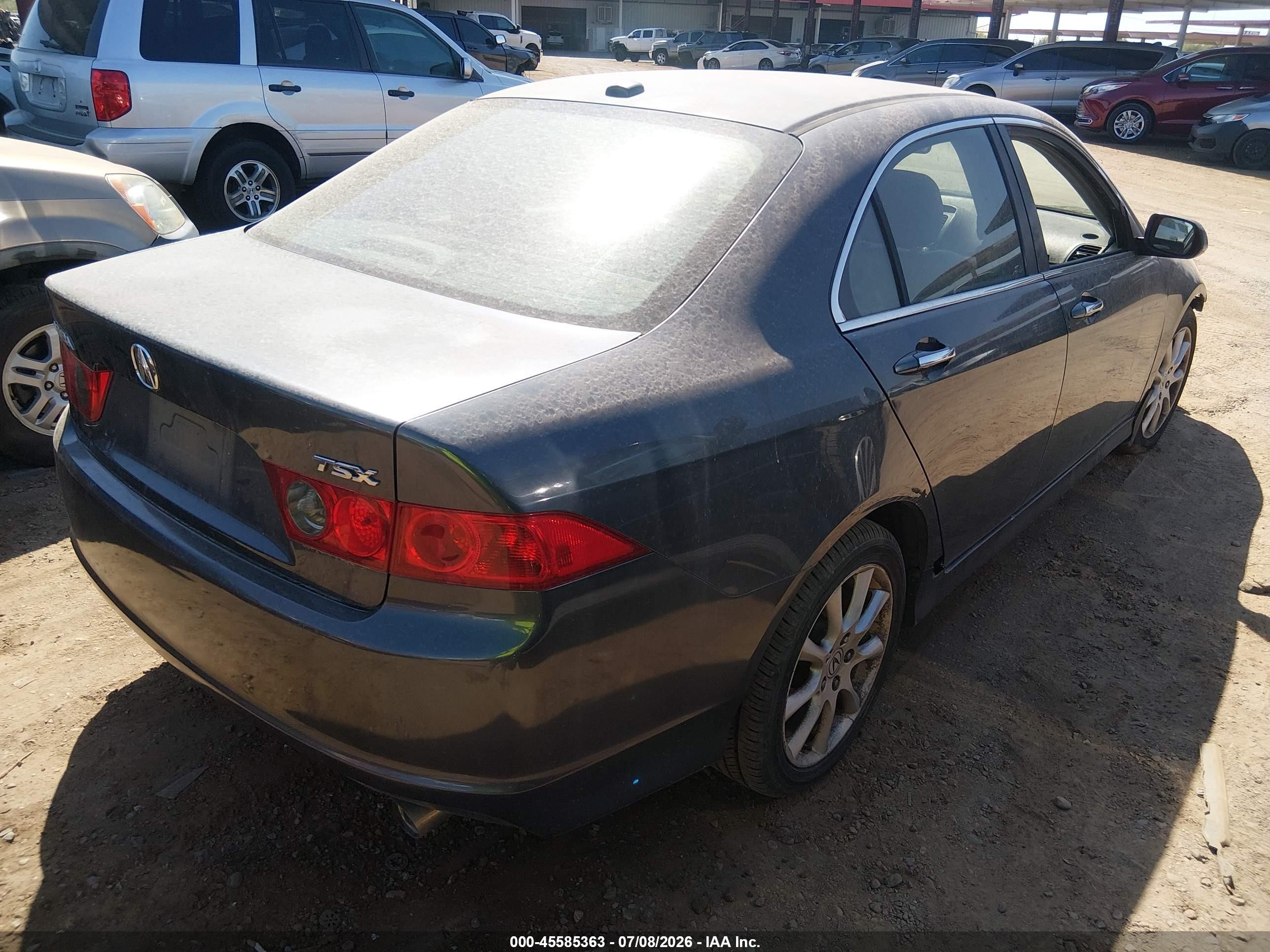 2006 Acura Tsx   Gray vin: JH4CL96816C023024