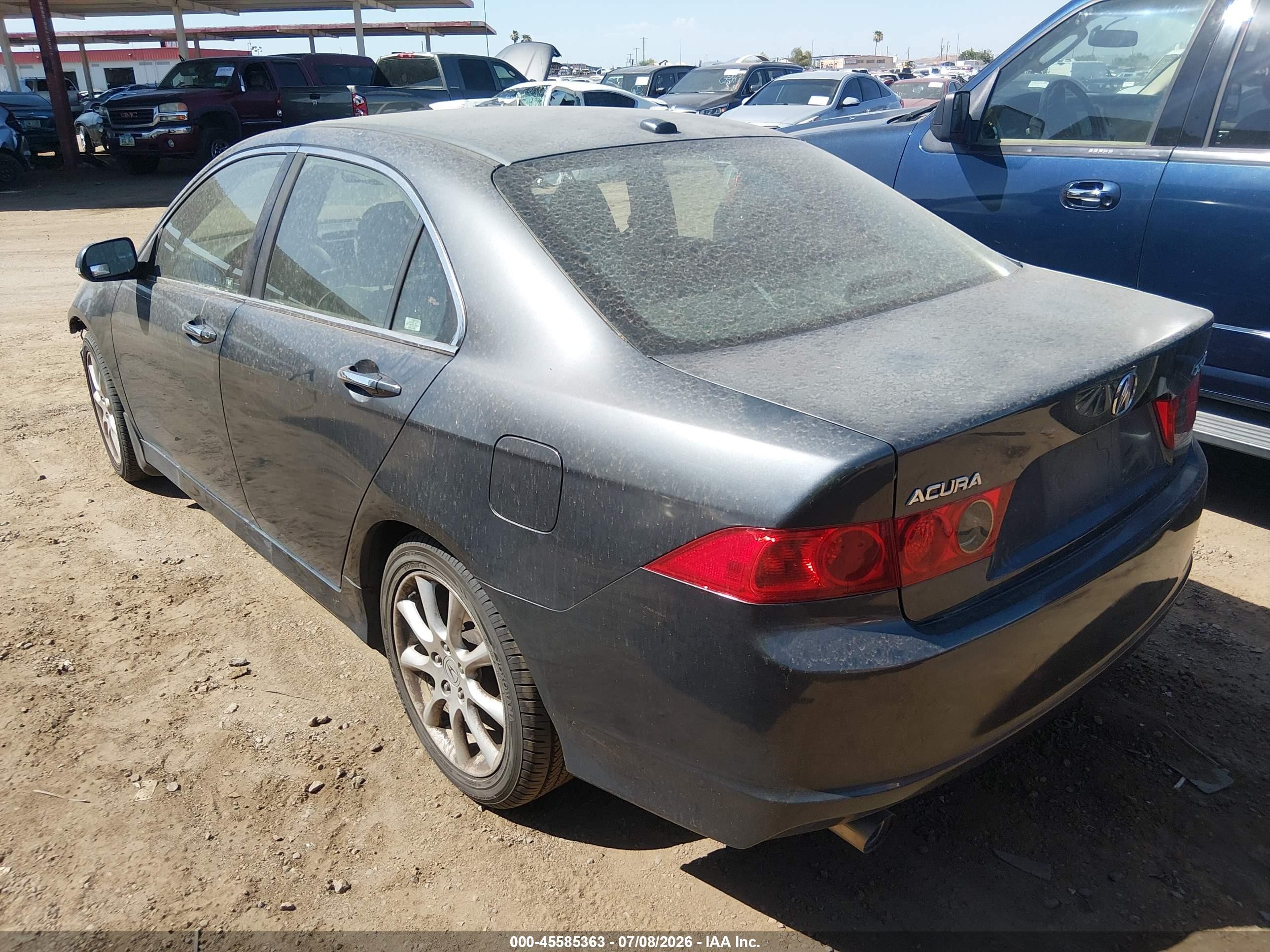 2006 Acura Tsx   Gray vin: JH4CL96816C023024