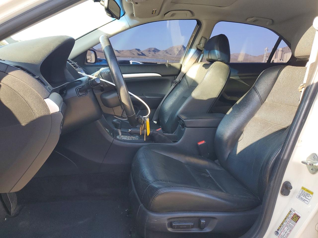 2008 Acura Tsx White vin: JH4CL96818C003231