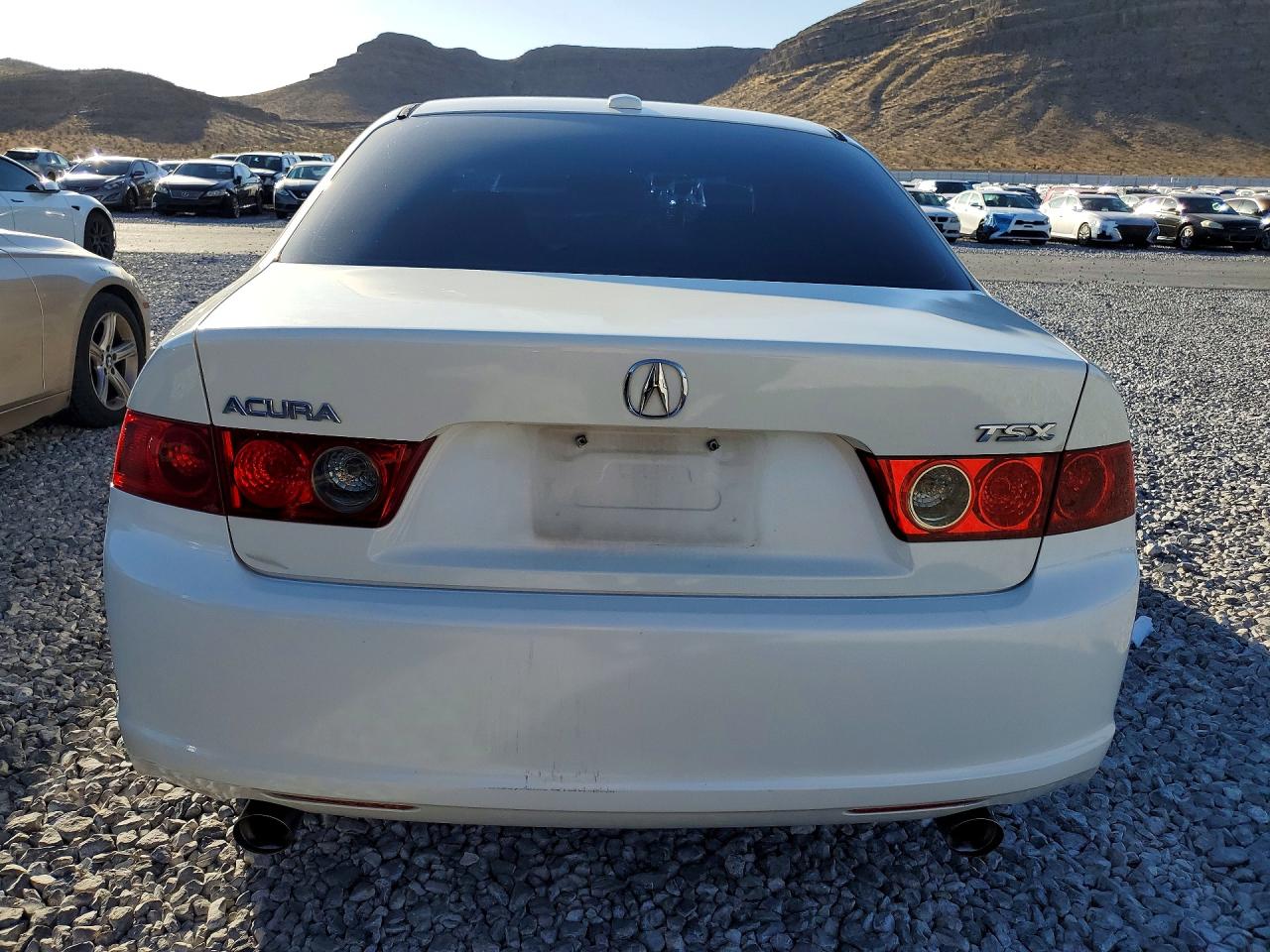 2008 Acura Tsx White vin: JH4CL96818C003231